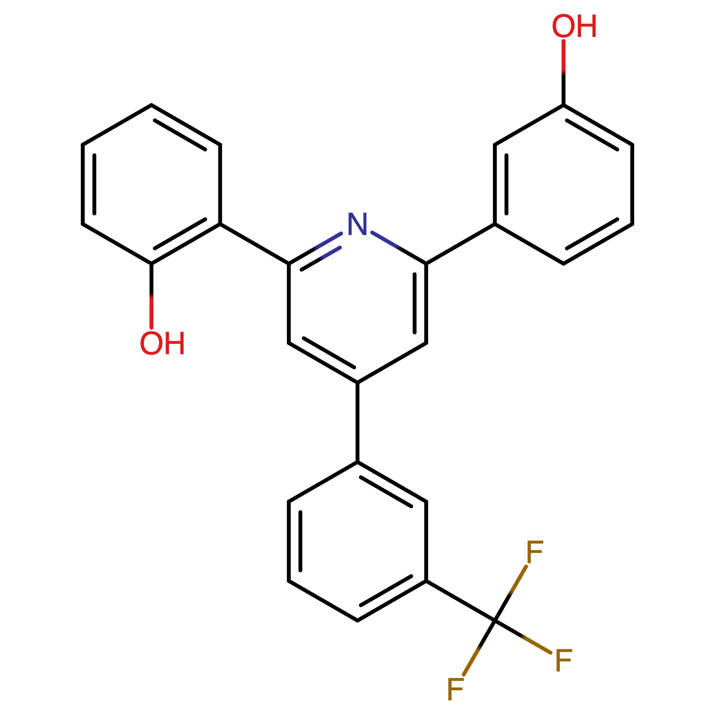 CAS 2761846-08-4 | 2-(2-Hydroxyphenyl)-4-(3-trifluoromethylphenyl)-6-(3-hydroxyphenyl) pyridine