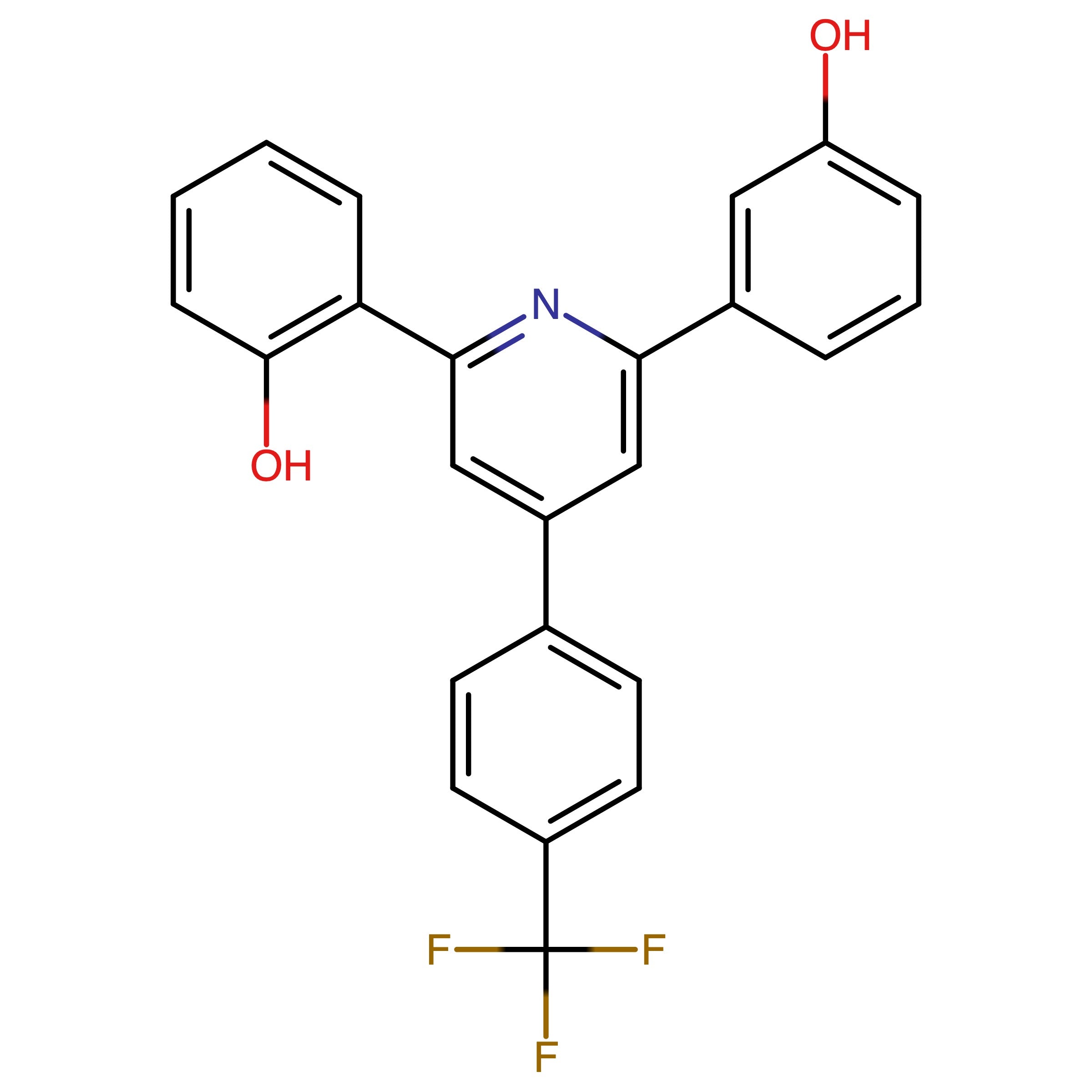 CAS 2761846-09-5 | 2-(2-Hydroxyphenyl)-4-(4-trifluoromethylphenyl)-6-(3-hydroxyphenyl) pyridine