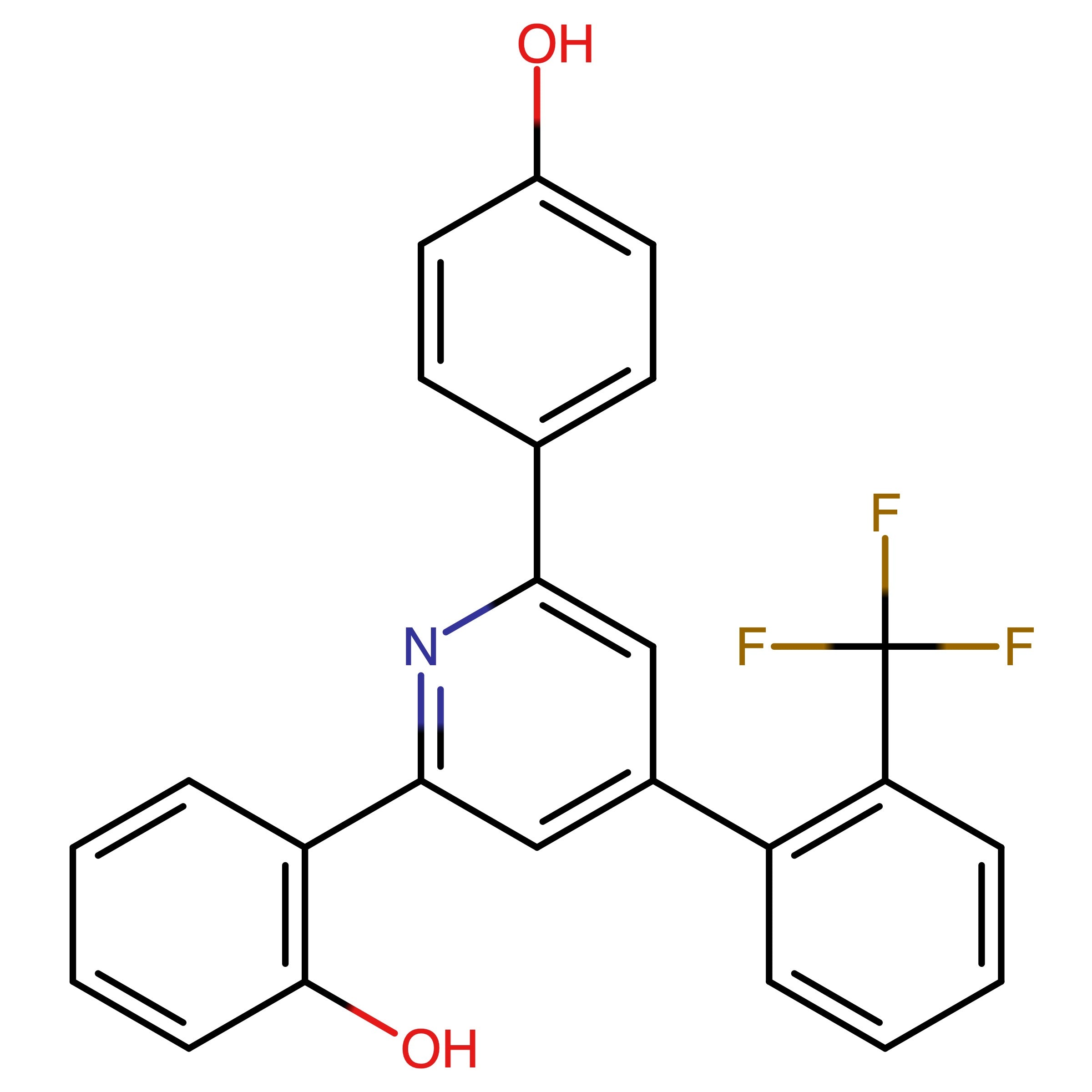 CAS 2761846-10-8 | 2-(2-Hydroxyphenyl)-4-(2-trifluoromethylphenyl)-6-(4-hydroxyphenyl) pyridine