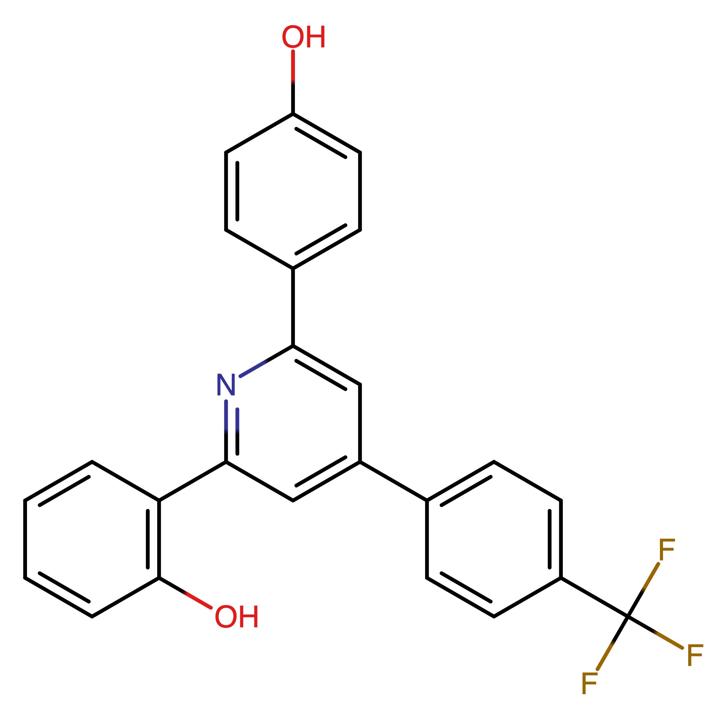 CAS 2761846-12-0 | 2-(2-Hydroxyphenyl)-4-(4-trifluoromethylphenyl)-6-(4-hydroxyphenyl) pyridine