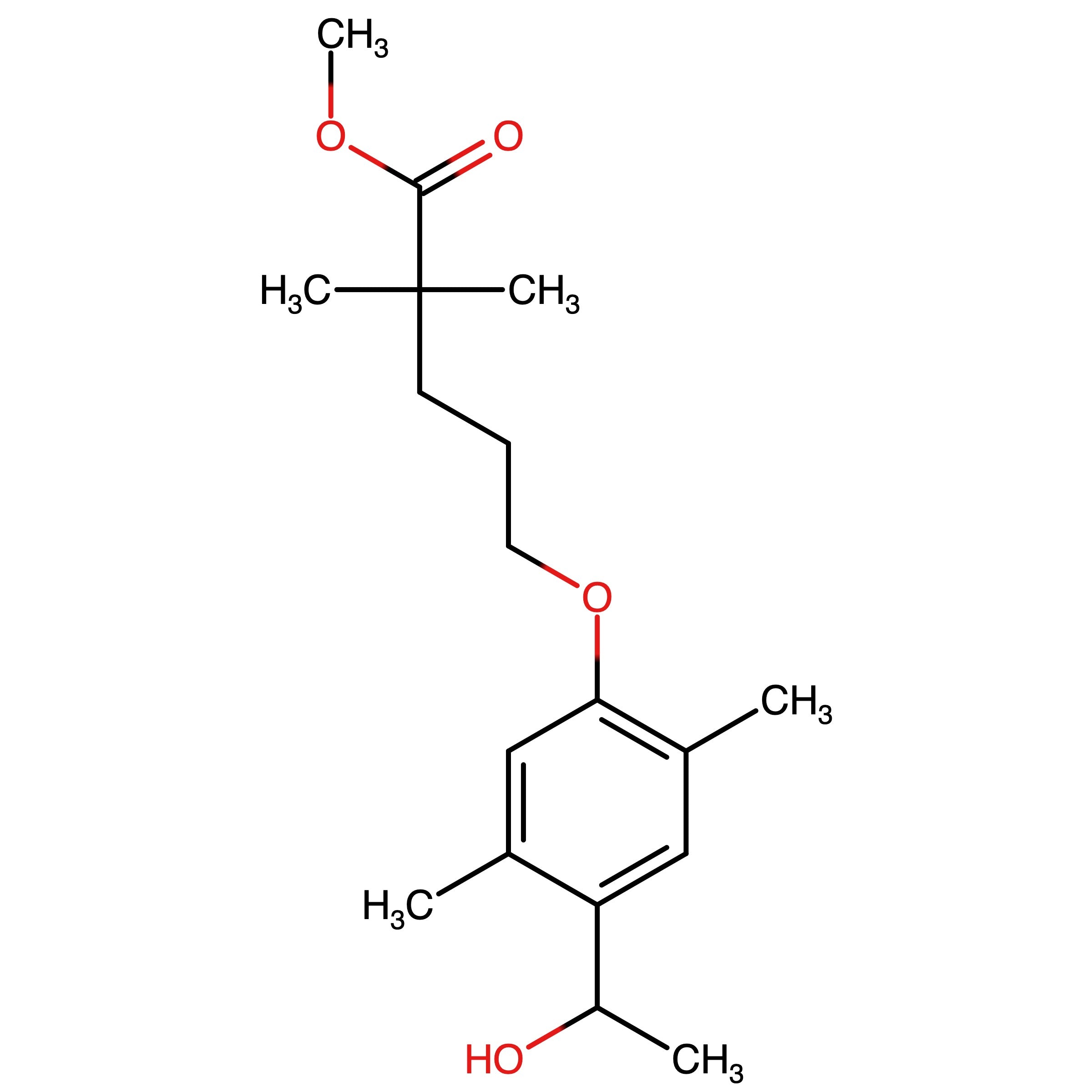 CAS 2250115-98-9 | Methyl 5-(4-(1-hydroxyethyl)-2,5-dimethylphenoxy)-2,2-dimethylpentanoate