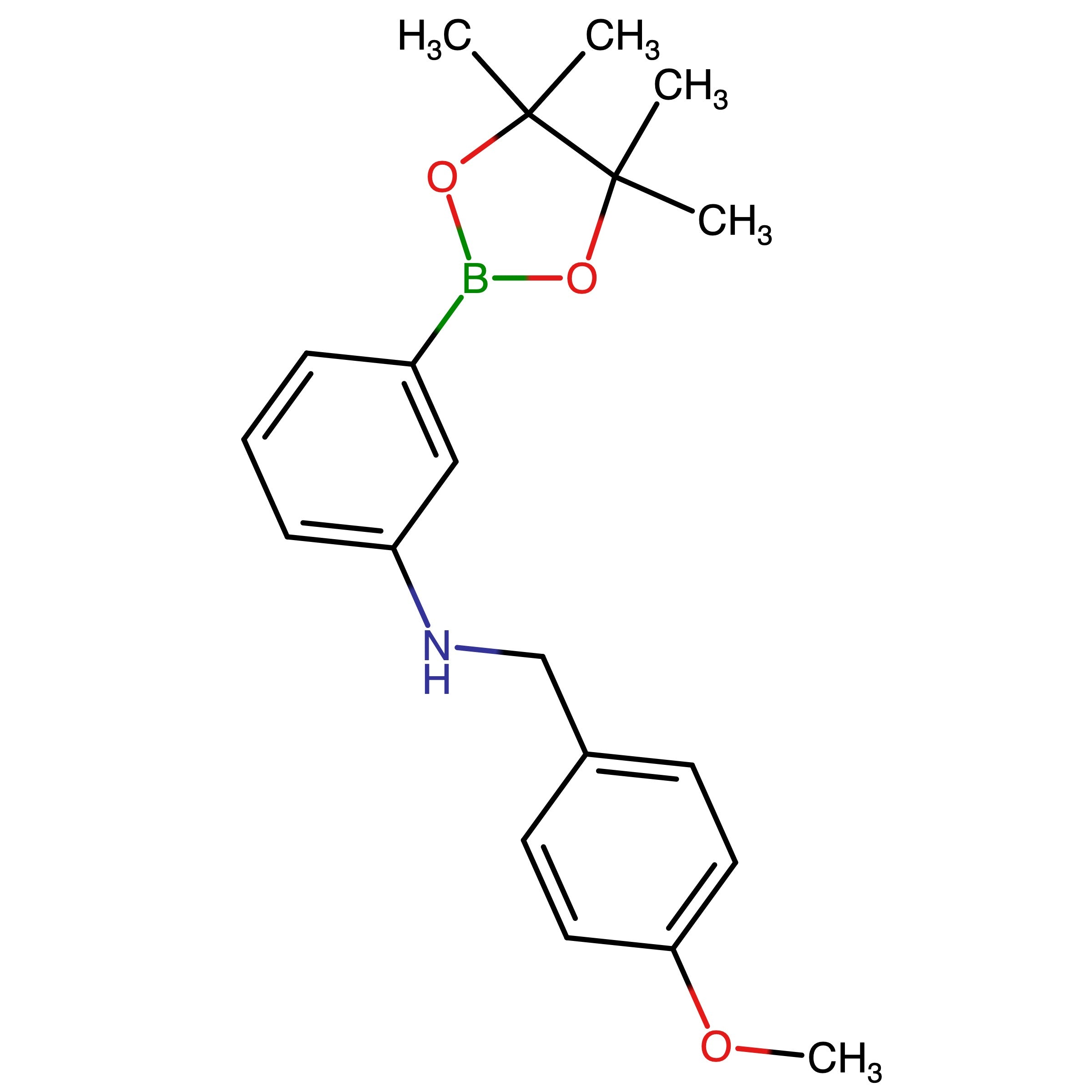 CAS 380152-01-2 | 4-Methoxy-N-[3-(4,4,5,5-tetramethyl-1,3,2-dioxaborolan-2-yl)phenyl]benzenemethanamine | MFCD22571969