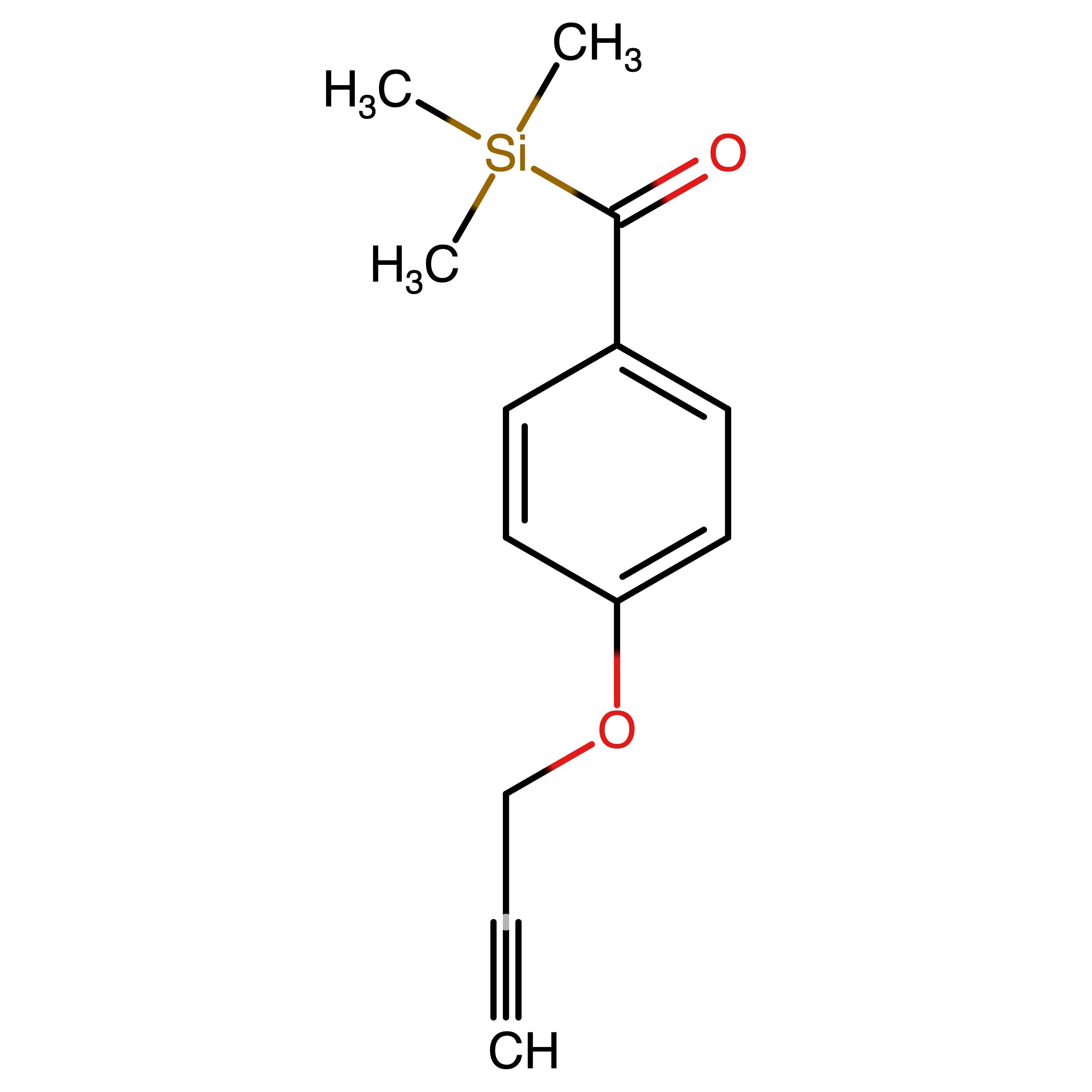 CAS 2730898-24-3 | (4-(Prop-2-yn-1-yloxy)phenyl)(trimethylsilyl)methanone