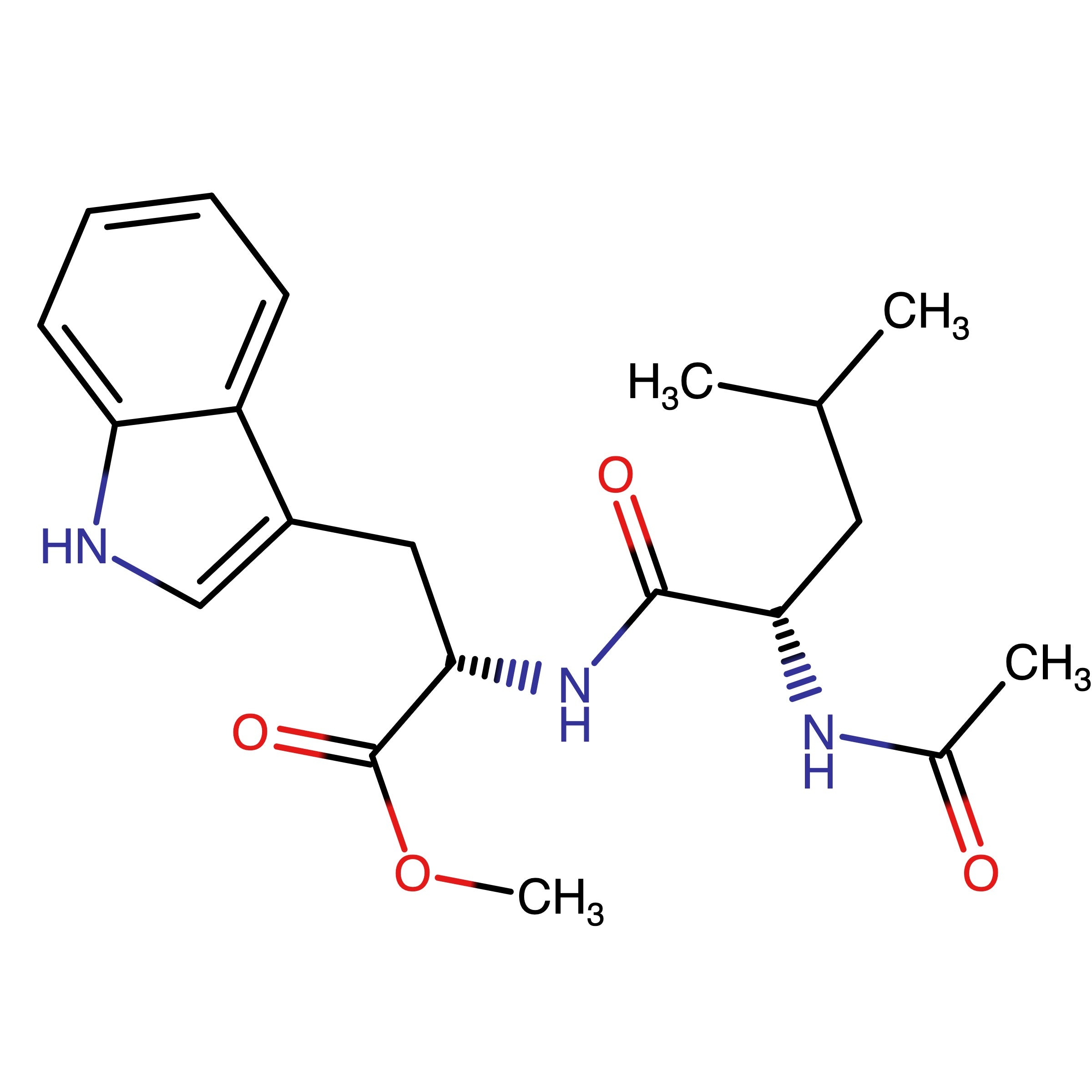CAS 128550-45-8 | Methyl acetyl-L-leucyl-L-tryptophanate