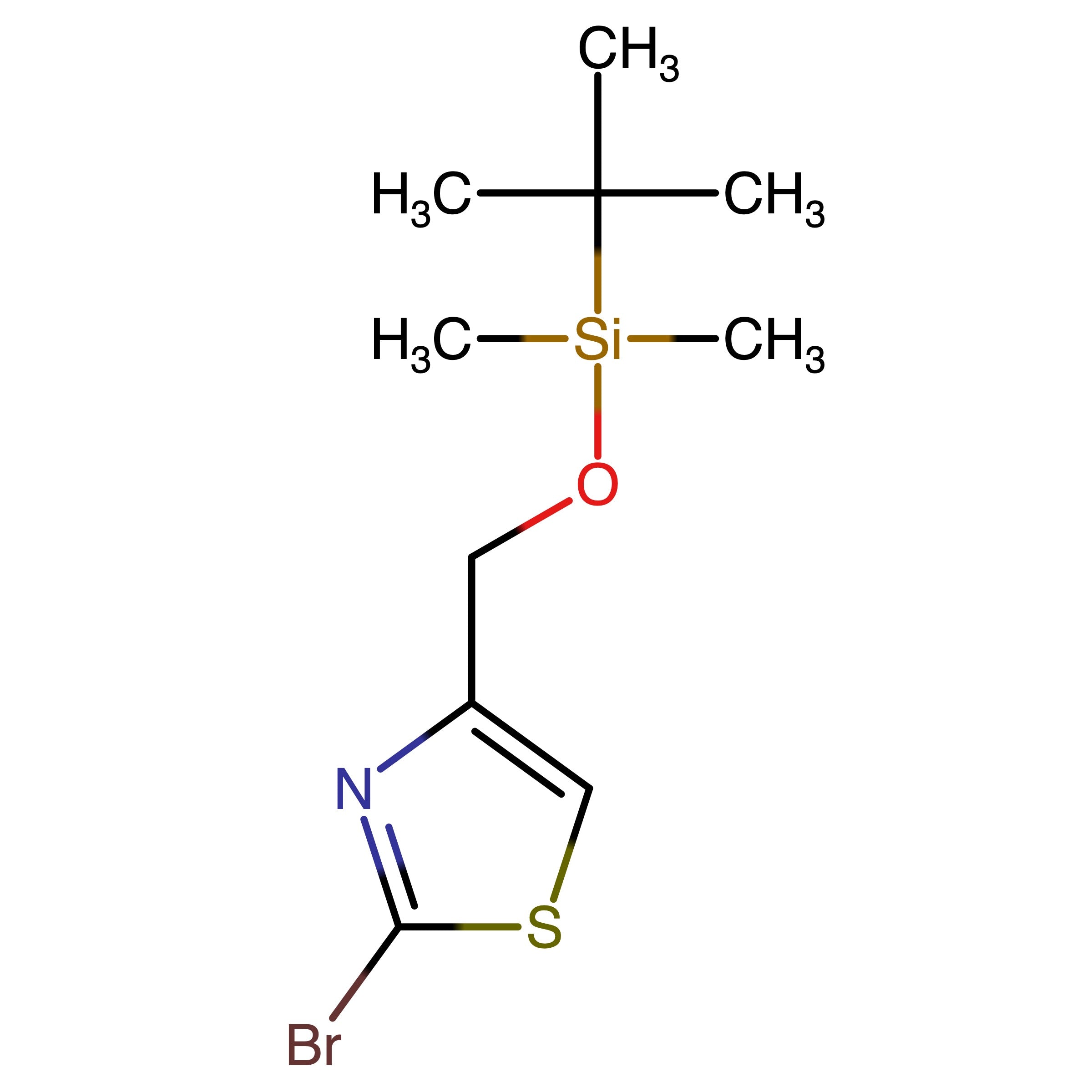 CAS 936691-31-5 | 2-Bromo-4-((tert-butyldimethylsilyloxy)methyl)thiazole | MFCD26399018