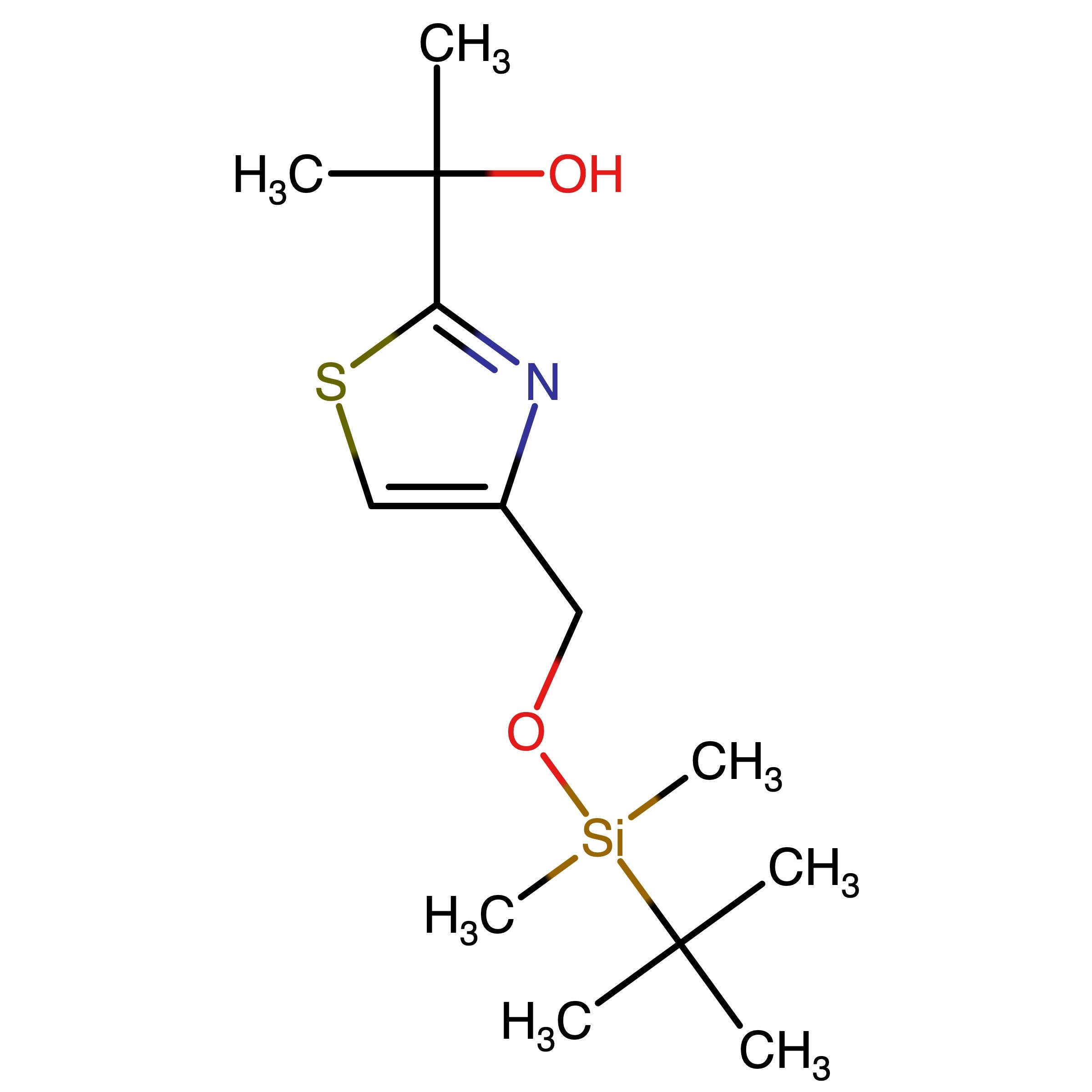 CAS 2271371-46-9 | 2-(4-(((tert-Butyldimethylsilyl)oxy)methyl)thiazol-2-yl)propan-2-ol
