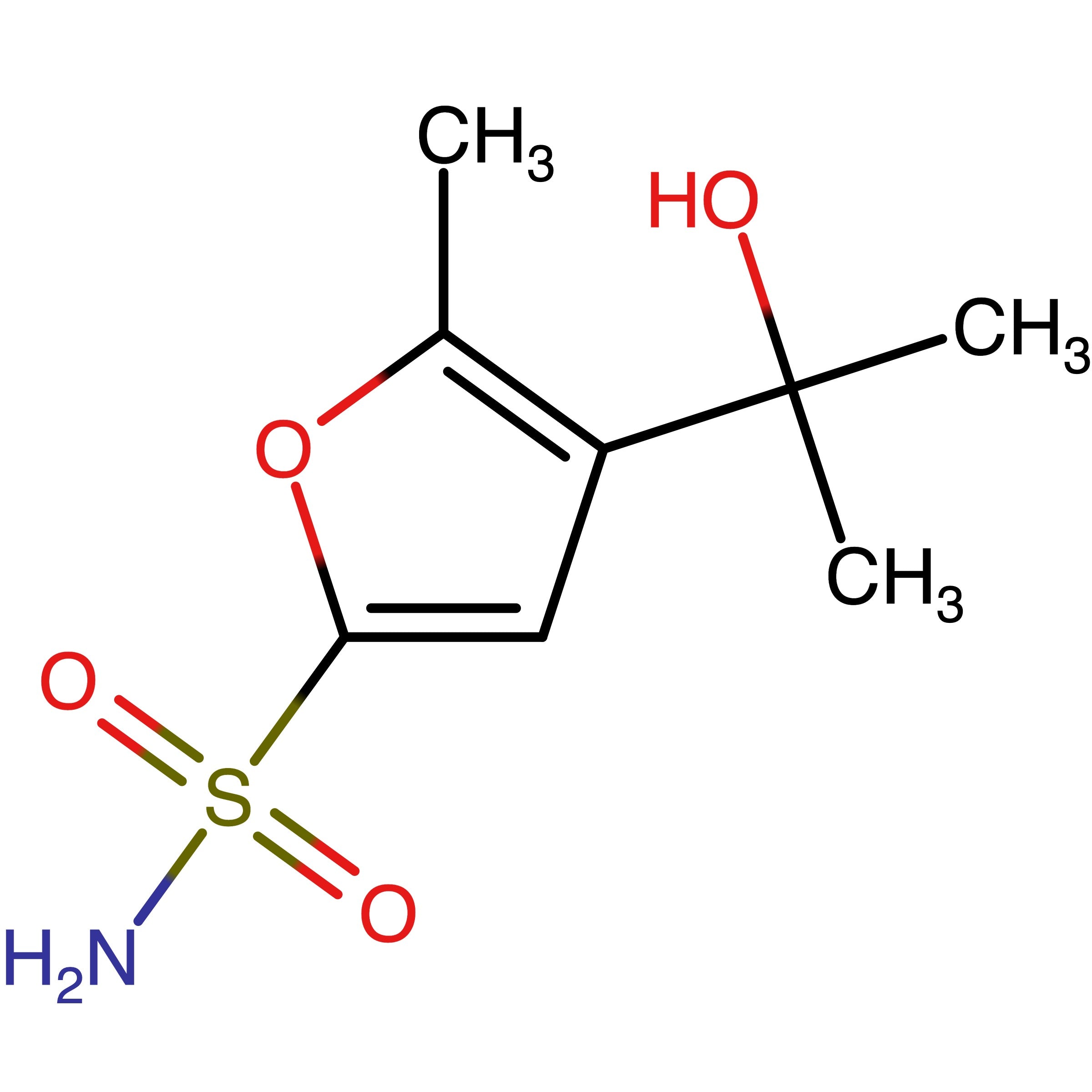 CAS 1995071-62-9 | 4-(2-Hydroxypropan-2-yl)-5-methylfuran-2-sulfonamide