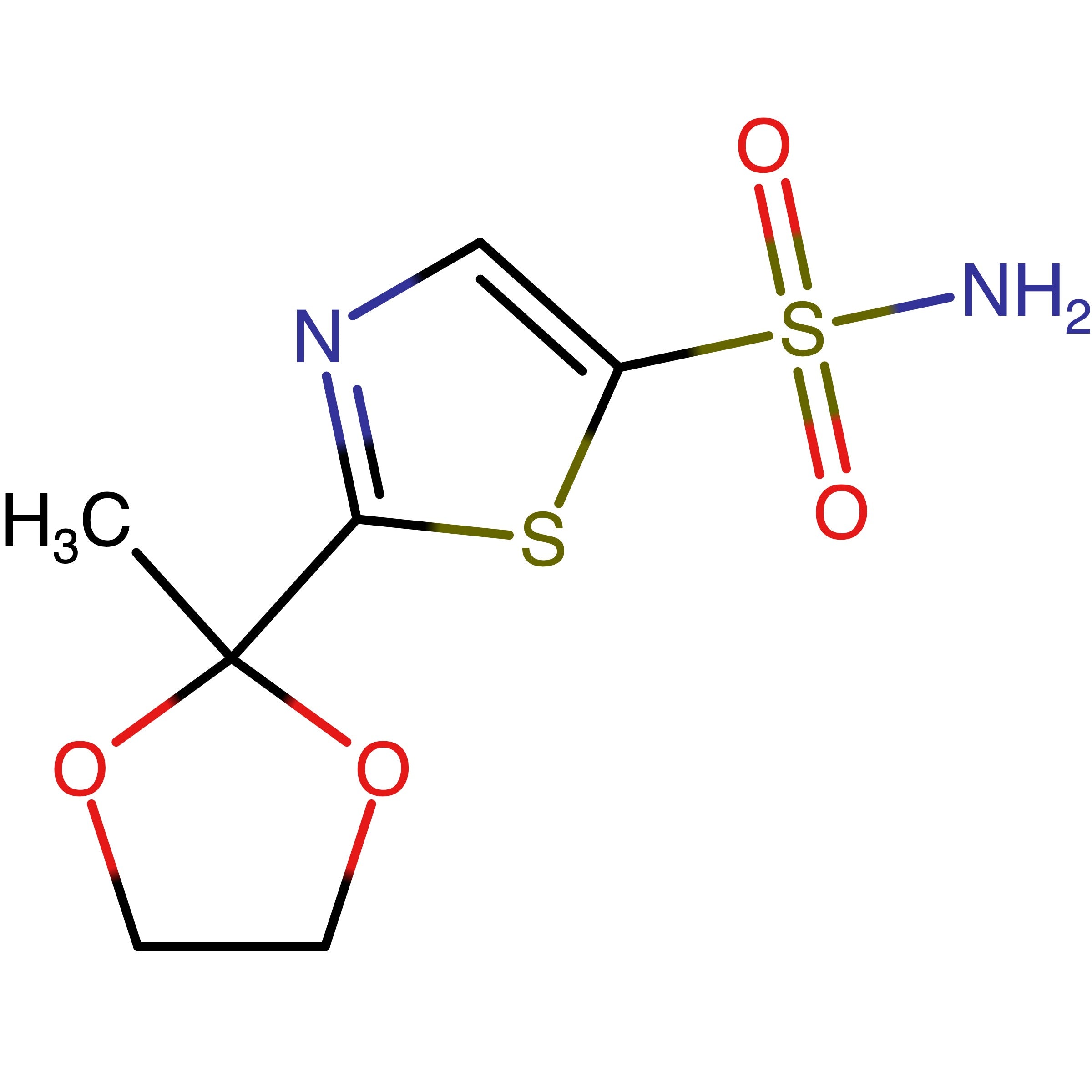 CAS 2143028-30-0 | 2-(2-Methyl-1,3-dioxolan-2-yl)thiazole-5-sulfonamide