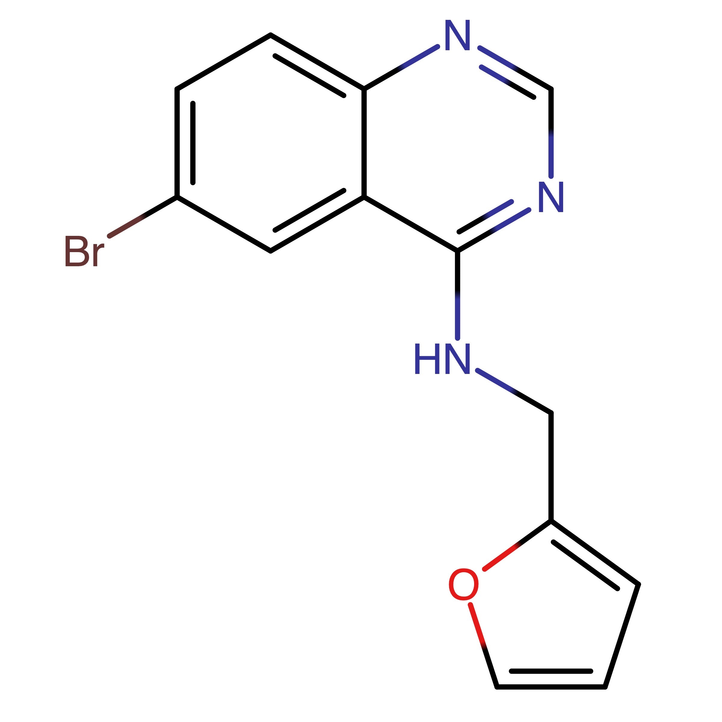 CAS 307538-37-0 | 6-Bromo-N-(furan-2-ylmethyl)quinazolin-4-amine