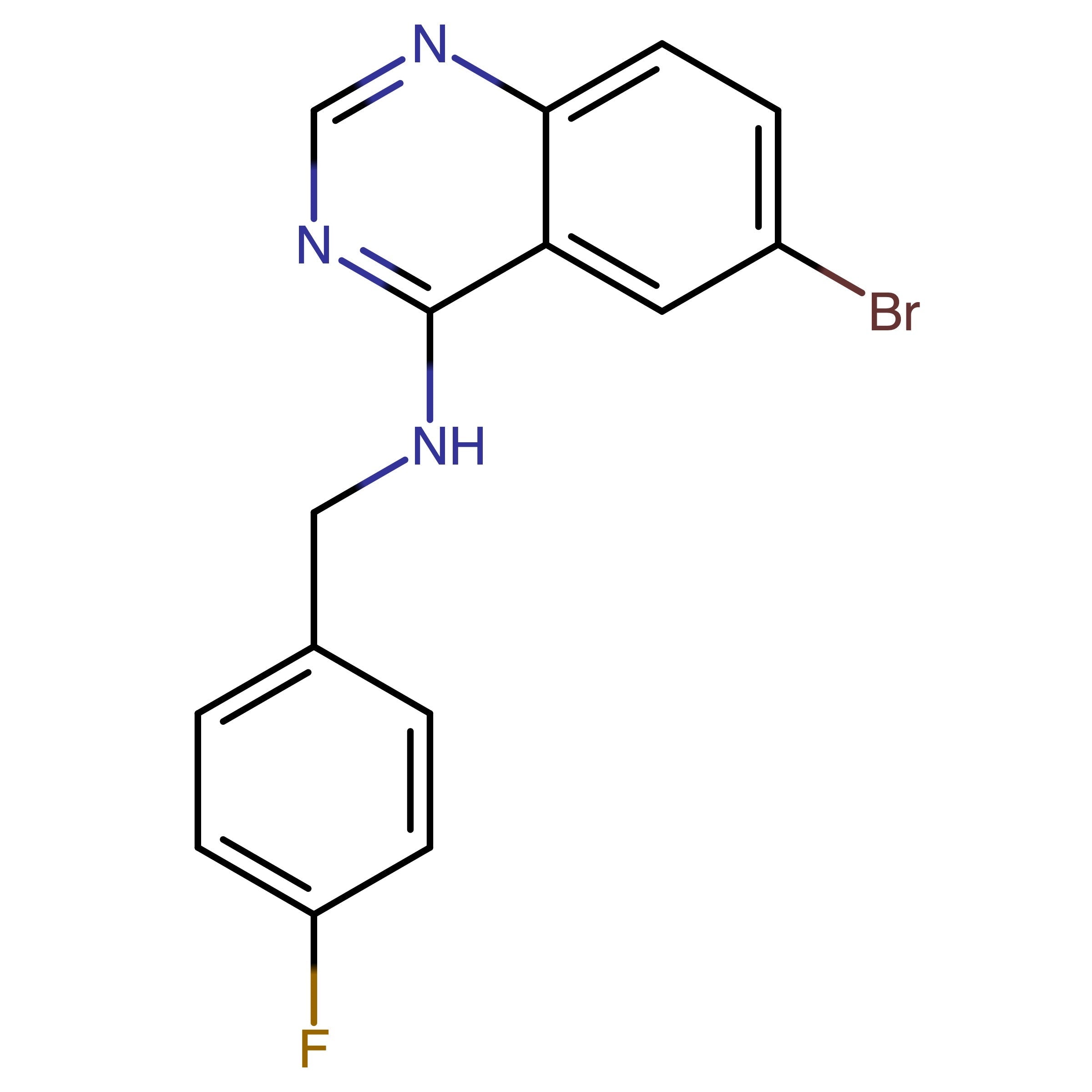 CAS 1327829-48-0 | 6-Bromo-N-(4-fluorobenzyl)quinazolin-4-amine