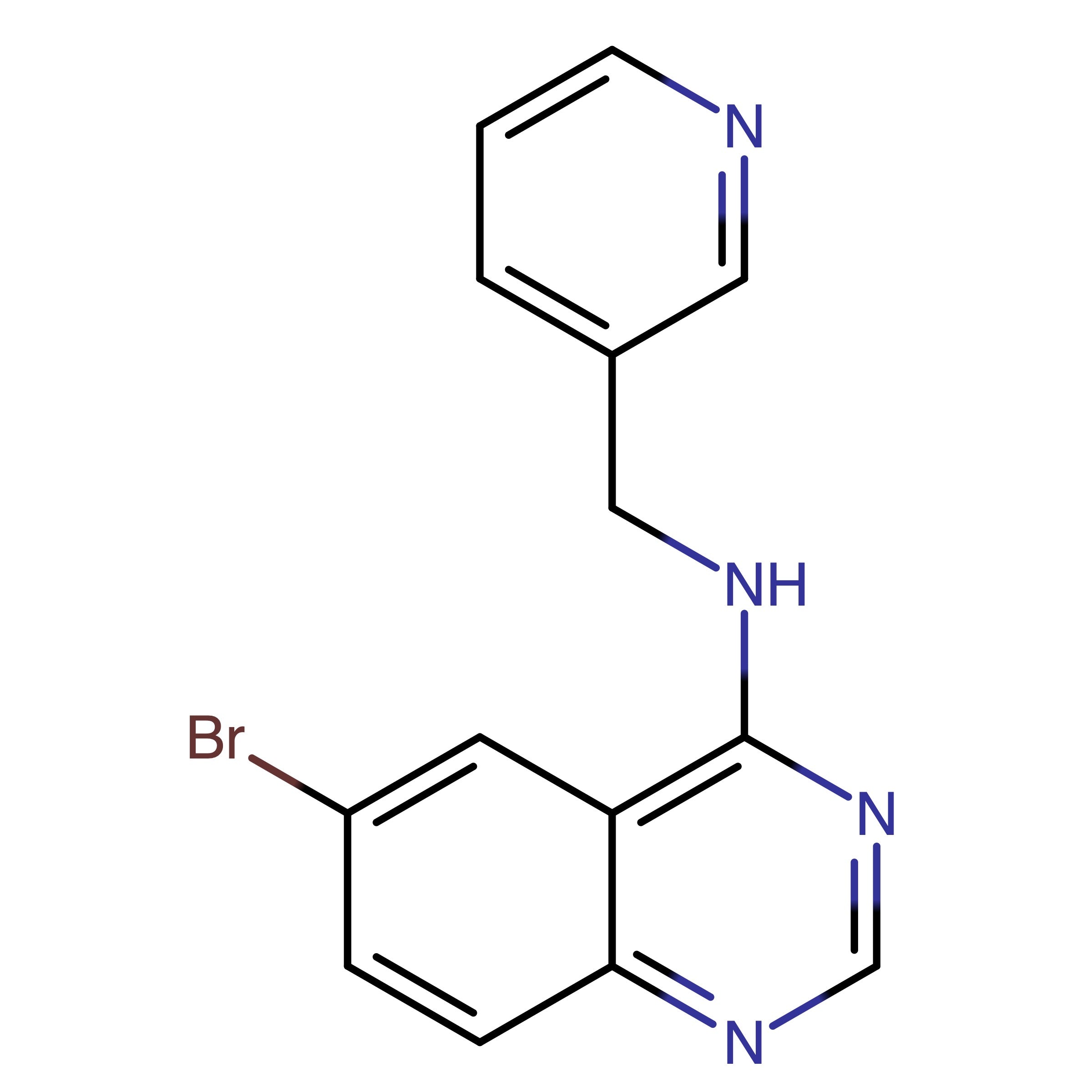 CAS 307538-38-1 | 6-Bromo-N-(pyridin-3-ylmethyl)quinazolin-4-amine