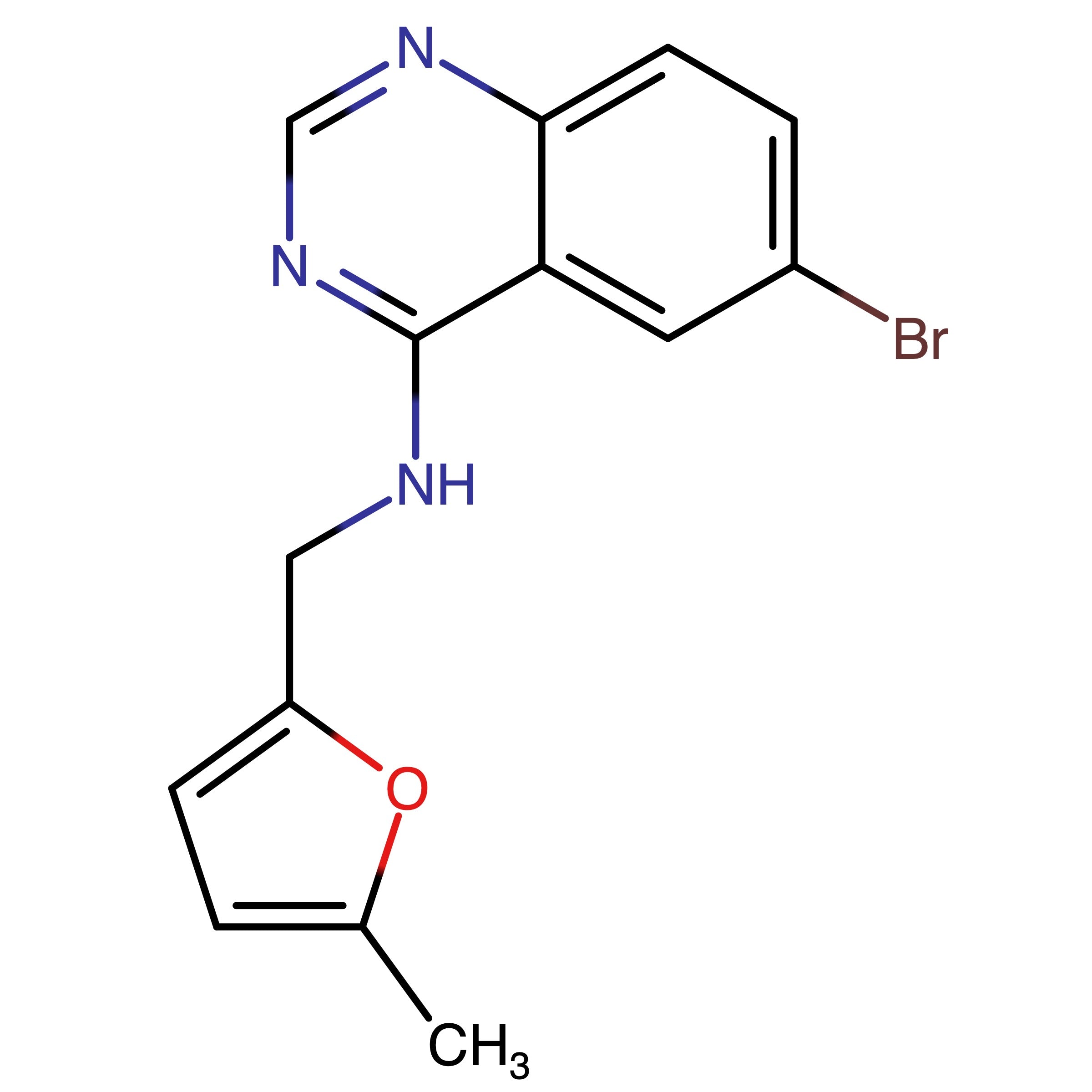 CAS 2376759-87-2 | 6-Bromo-N-((5-methylfuran-2-yl)methyl)quinazolin-4-amine