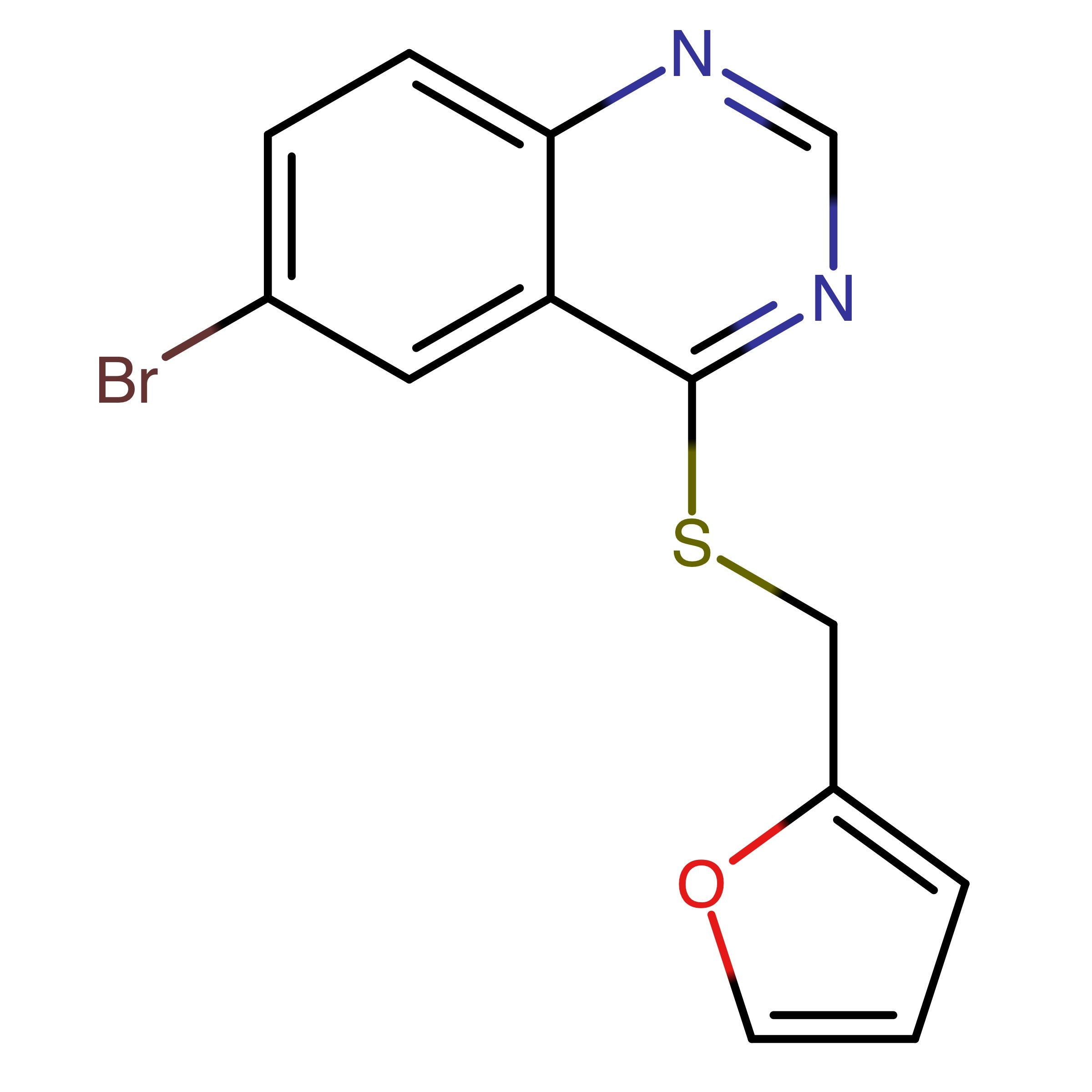 CAS 929371-47-1 | 6-Bromo-4-((furan-2-ylmethyl)thio)quinazoline