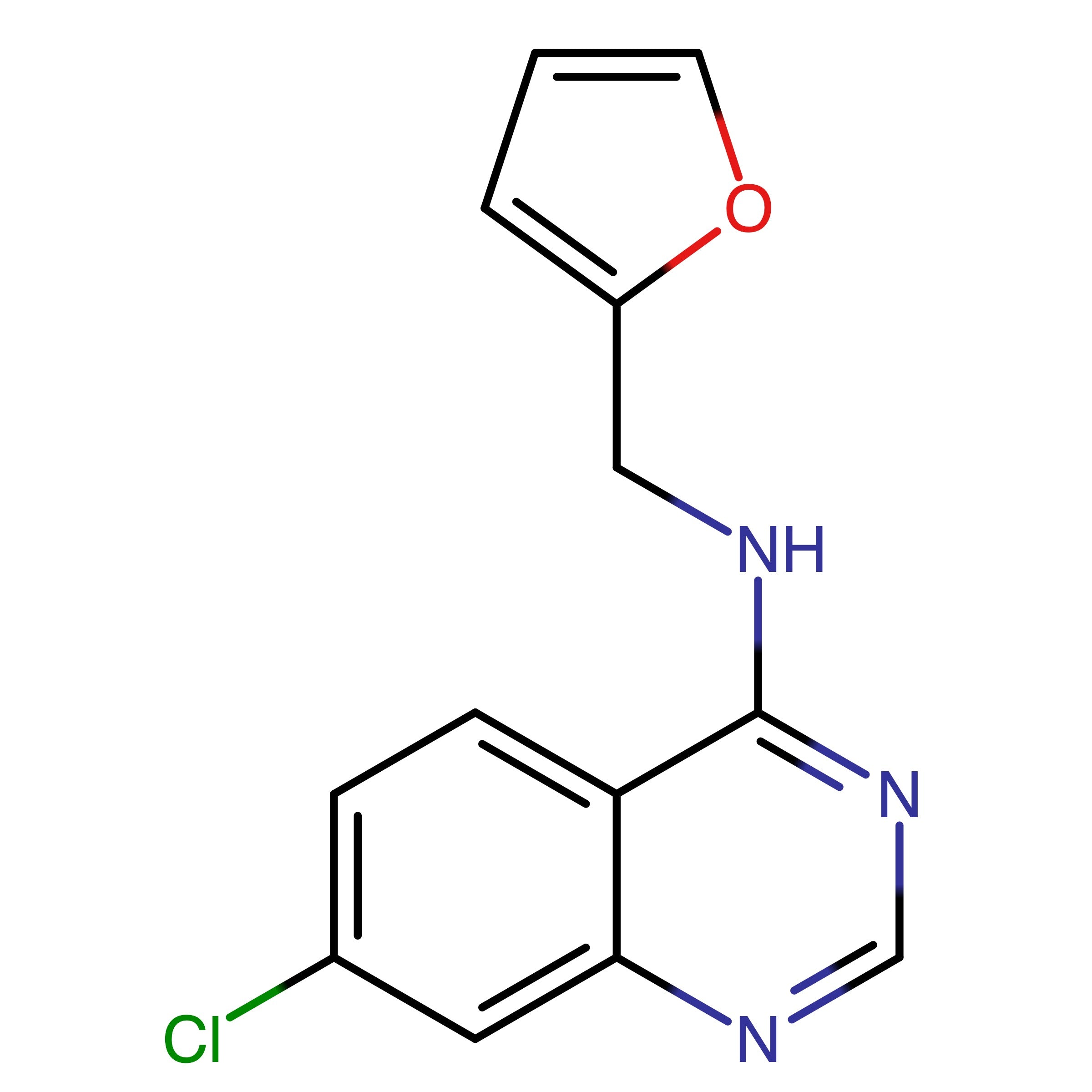 CAS 477862-01-4 | 7-Chloro-N-(furan-2-ylmethyl)quinazolin-4-amine | MFCD01815396