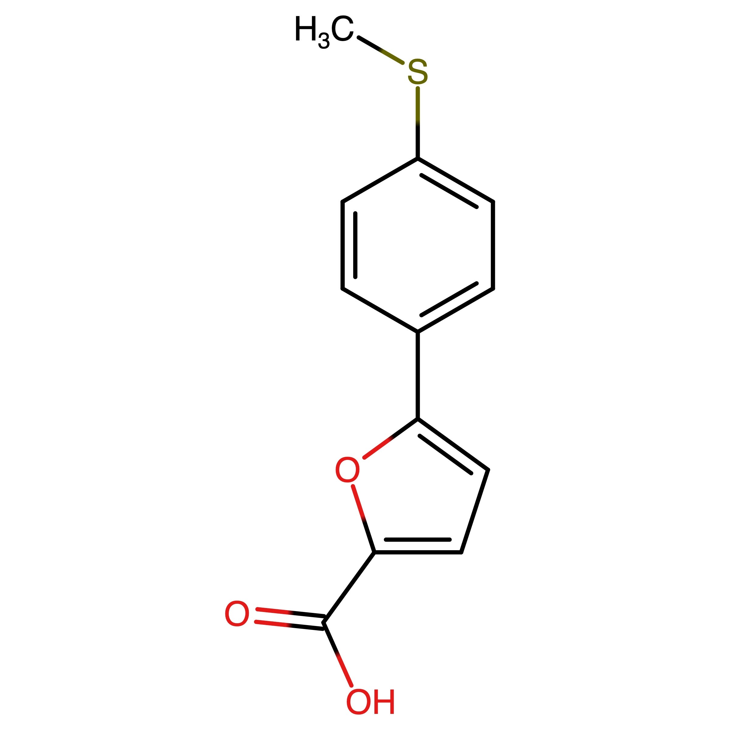 CAS 893734-62-8 | 5-(4-(Methylthio)phenyl)furan-2-carboxylic acid