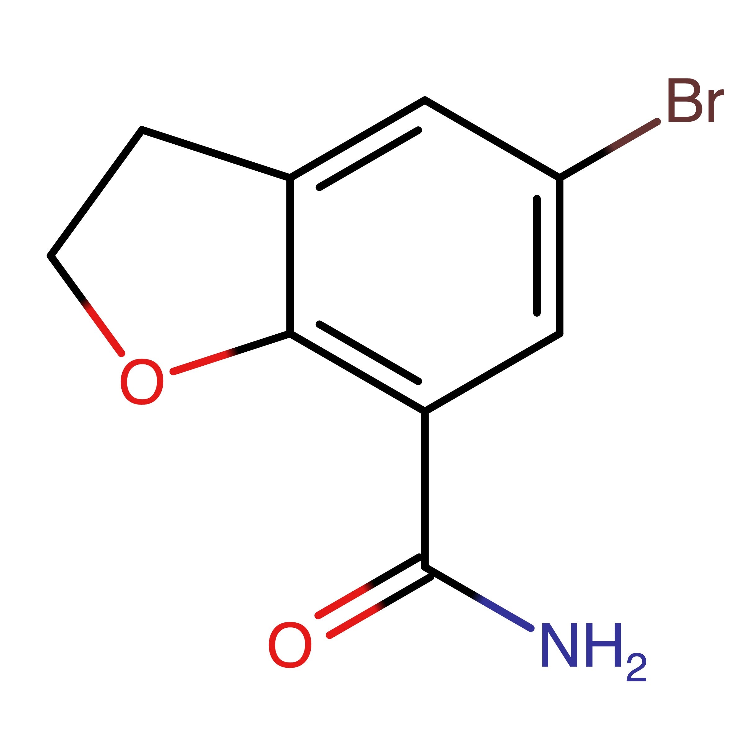 CAS 882291-61-4 | 5-Bromo-2,3-dihydrobenzofuran-7-carboxamide | MFCD00110907