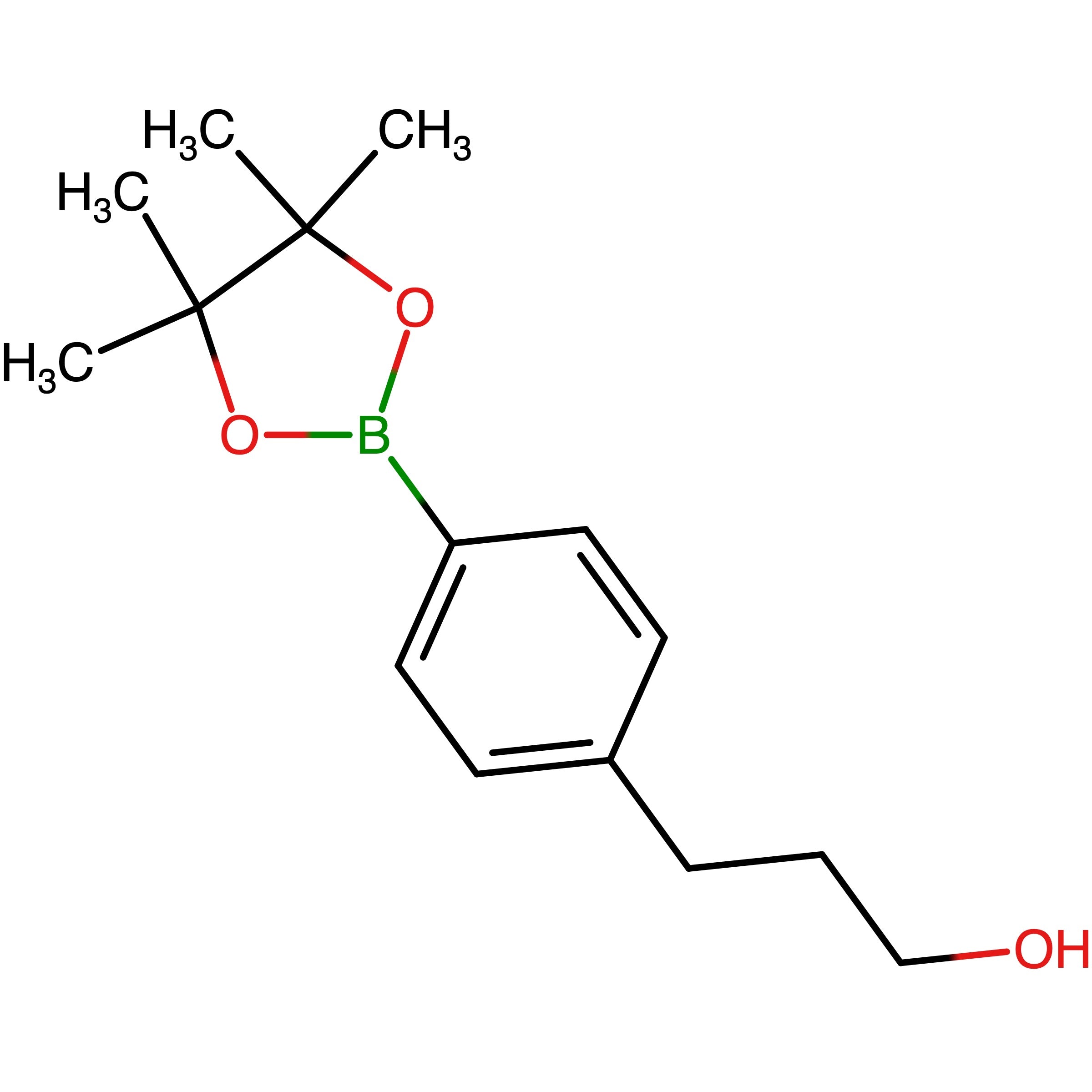CAS 651030-57-8 | 4-(4,4,5,5-Tetramethyl-1,3,2-dioxaborolan-2-yl)benzenepropanol | MFCD18734359