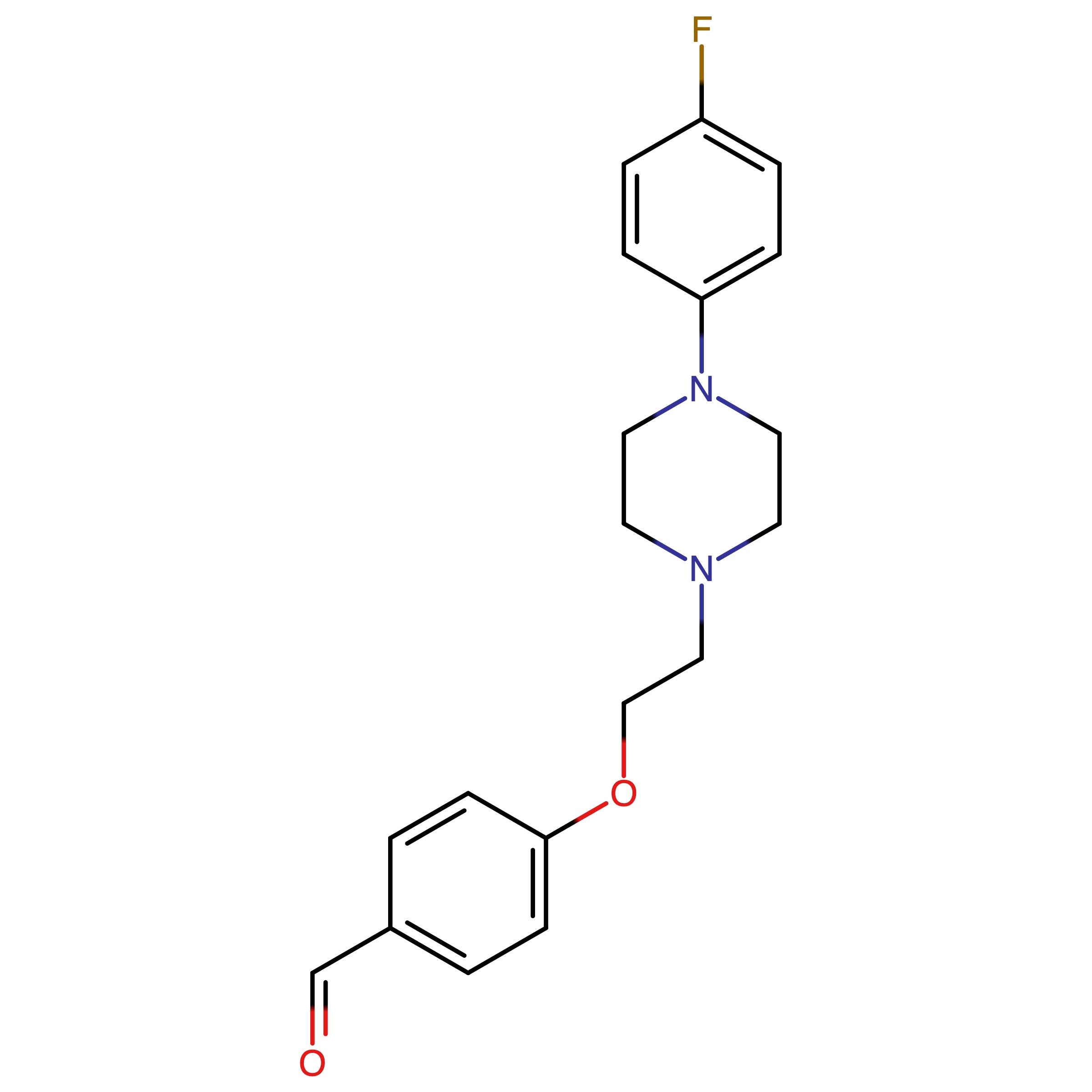 CAS 1616110-81-6 | 4-{2-[4-(4-Fluorophenyl)piperazin-1-yl]ethoxy}benzaldehyde