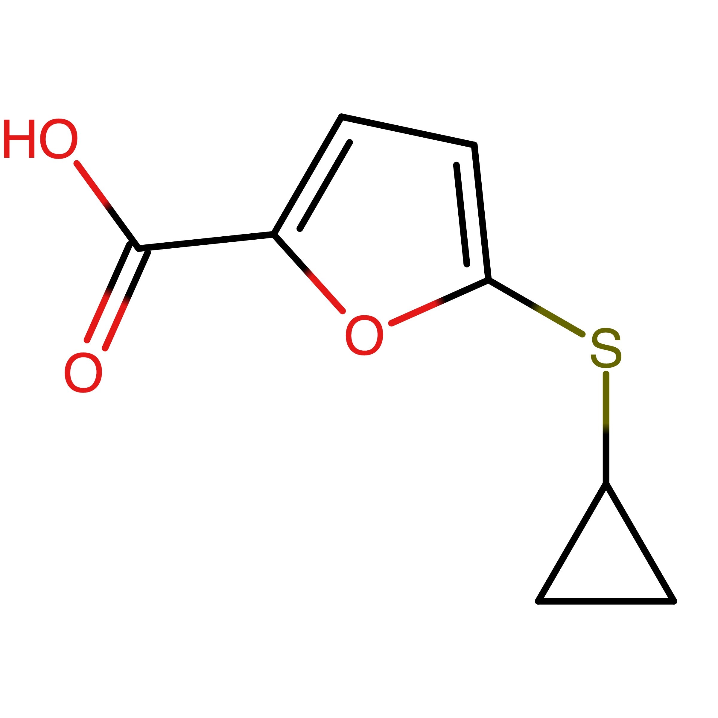 CAS 1564556-18-8 | 5-(Cyclopropylthio)furan-2-carboxylic acid