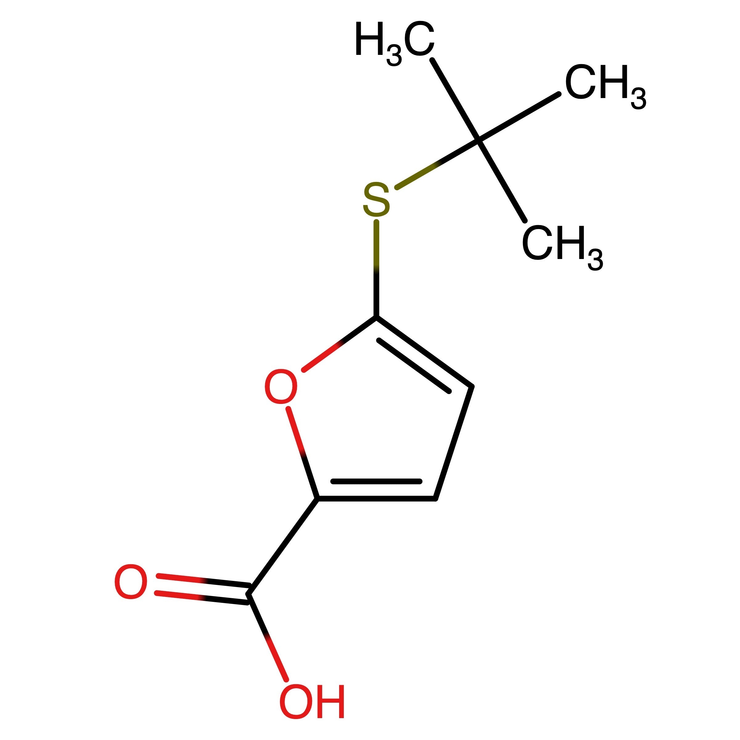 CAS 1249663-09-9 | 5-(tert-Butylthio)furan-2-carboxylic acid