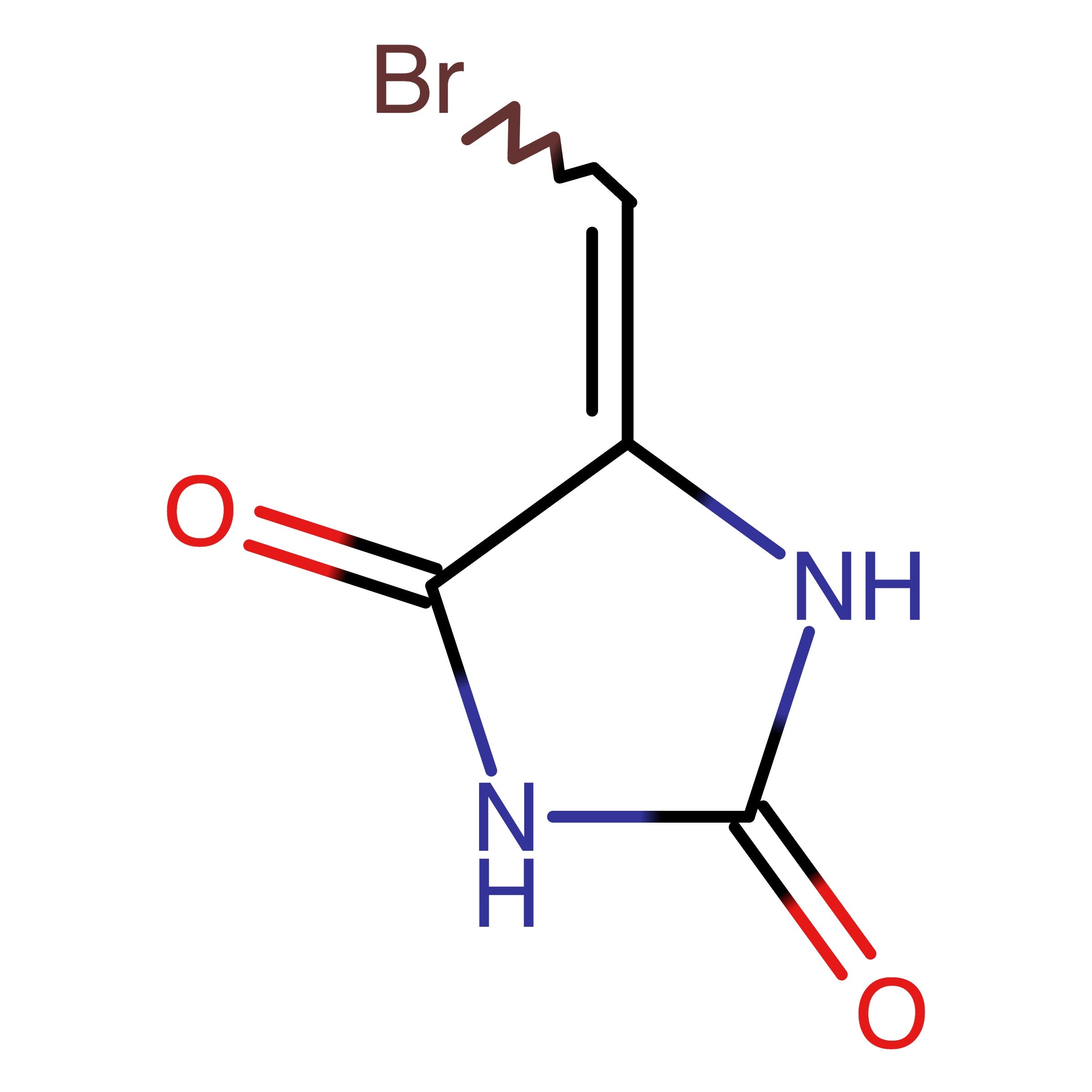 CAS 597528-07-9 | 5-(Bromomethylene)imidazolidine-2,4-dione | MFCD11505057