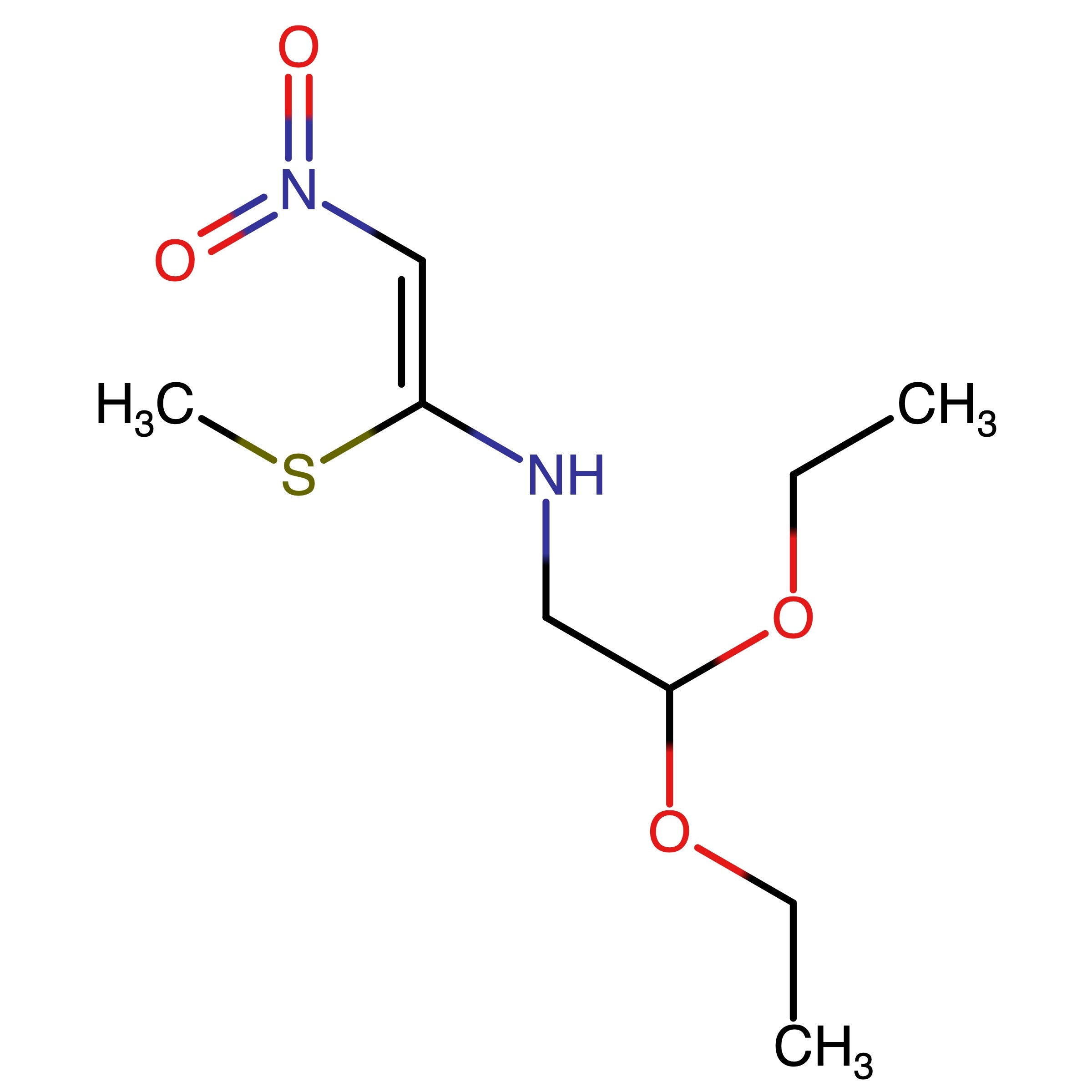 CAS 61201-07-8 | (Z)-N-(2,2-Diethoxyethyl)-1-(methylthio)-2-nitroethen-1-amine