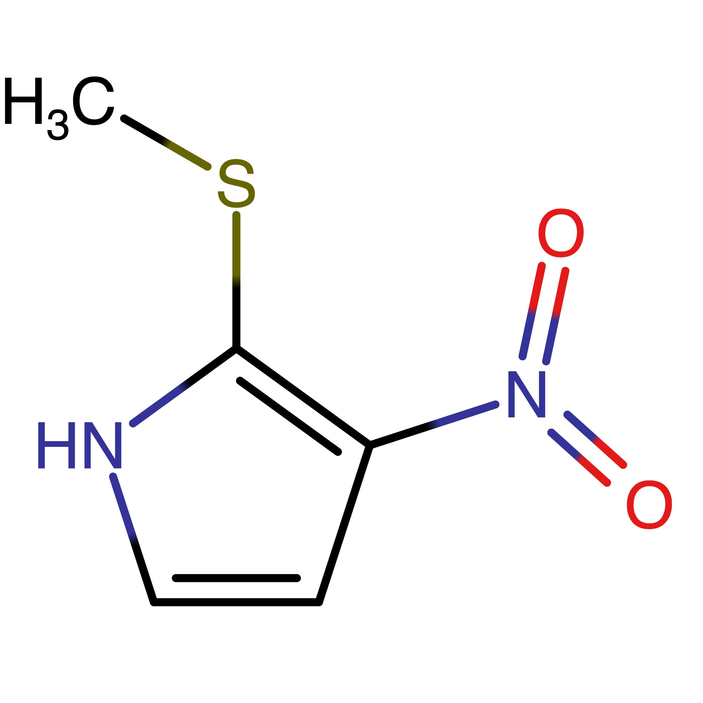 CAS 61201-15-8 | 2-(Methylthio)-3-nitro-1H-pyrrole