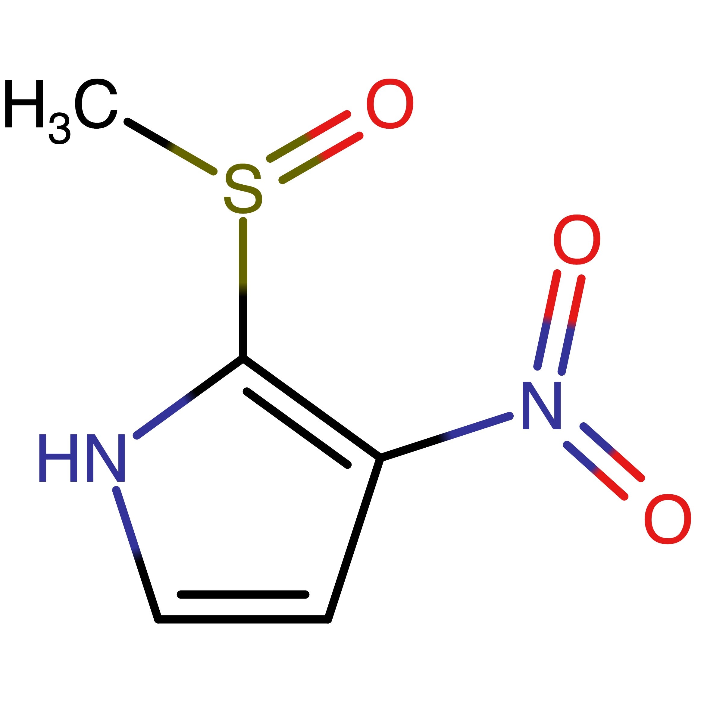 CAS 74188-68-4 | 2-(Methylsulfinyl)-3-nitro-1H-pyrrole