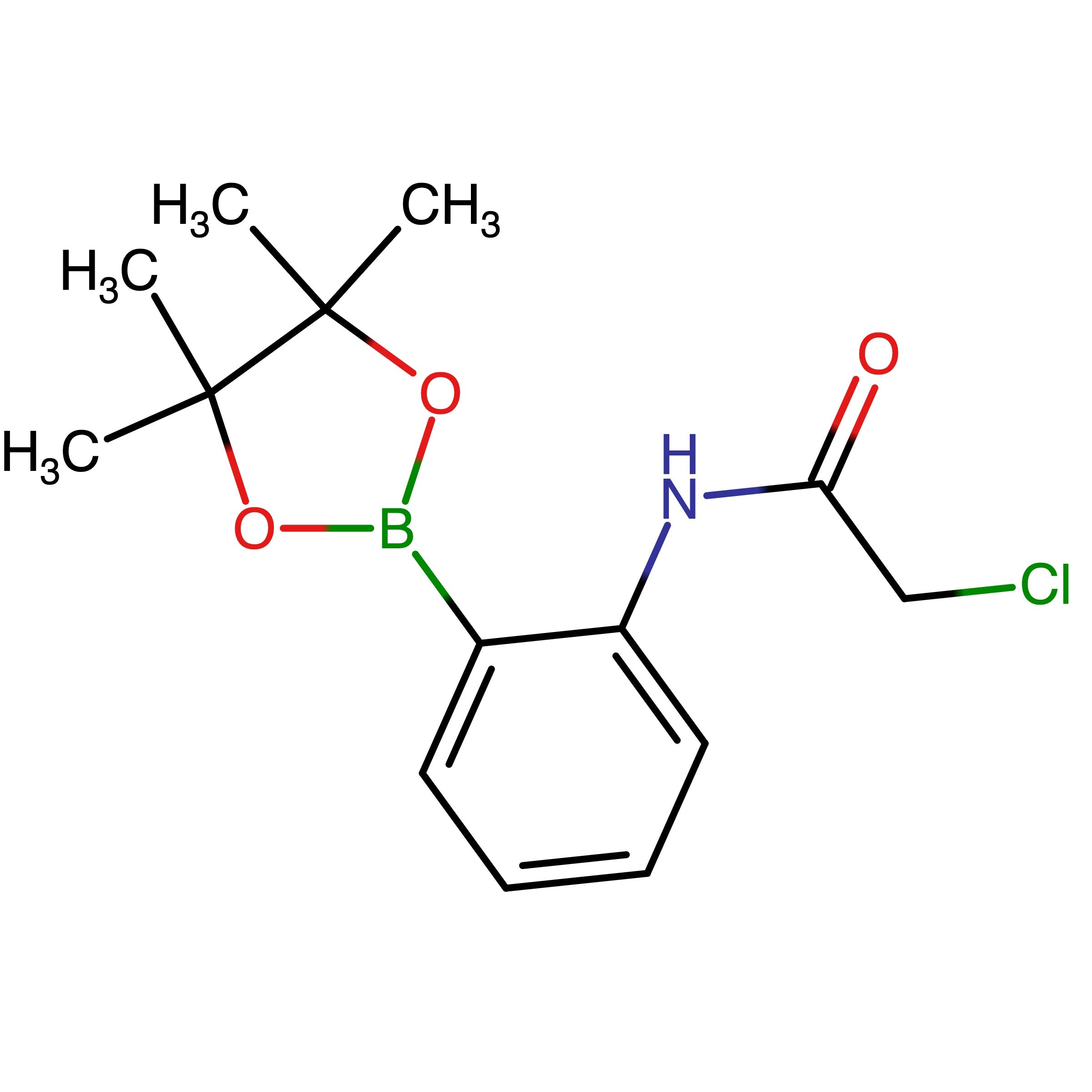 CAS 1300115-16-5 | 2-Chloro-N-[2-(4,4,5,5-tetramethyl-1,3,2-dioxaborolan-2-yl)phenyl]acetamide | MFCD22494215