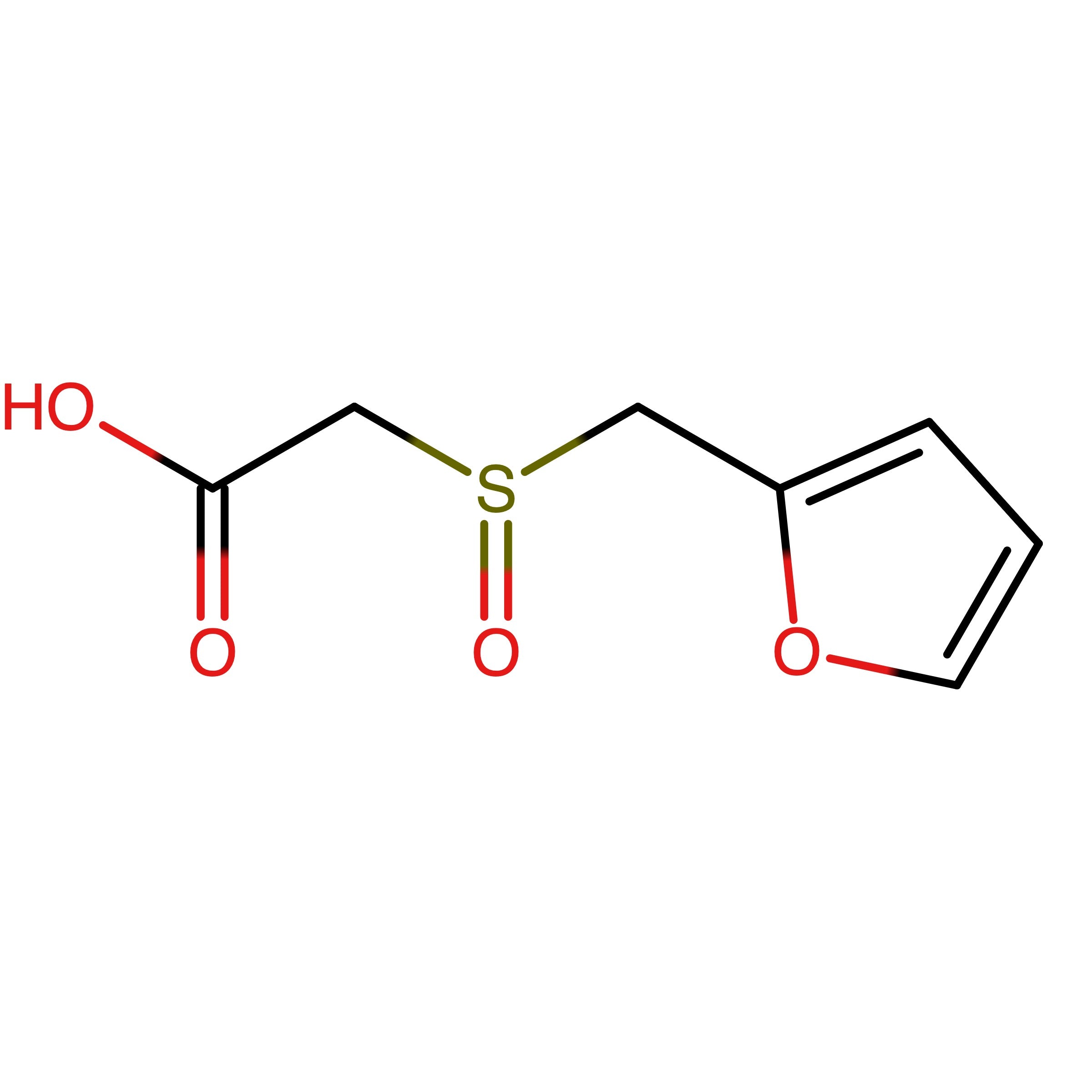 CAS 108499-26-9 | 2-((Furan-2-ylmethyl)sulfinyl)acetic acid | MFCD08460225
