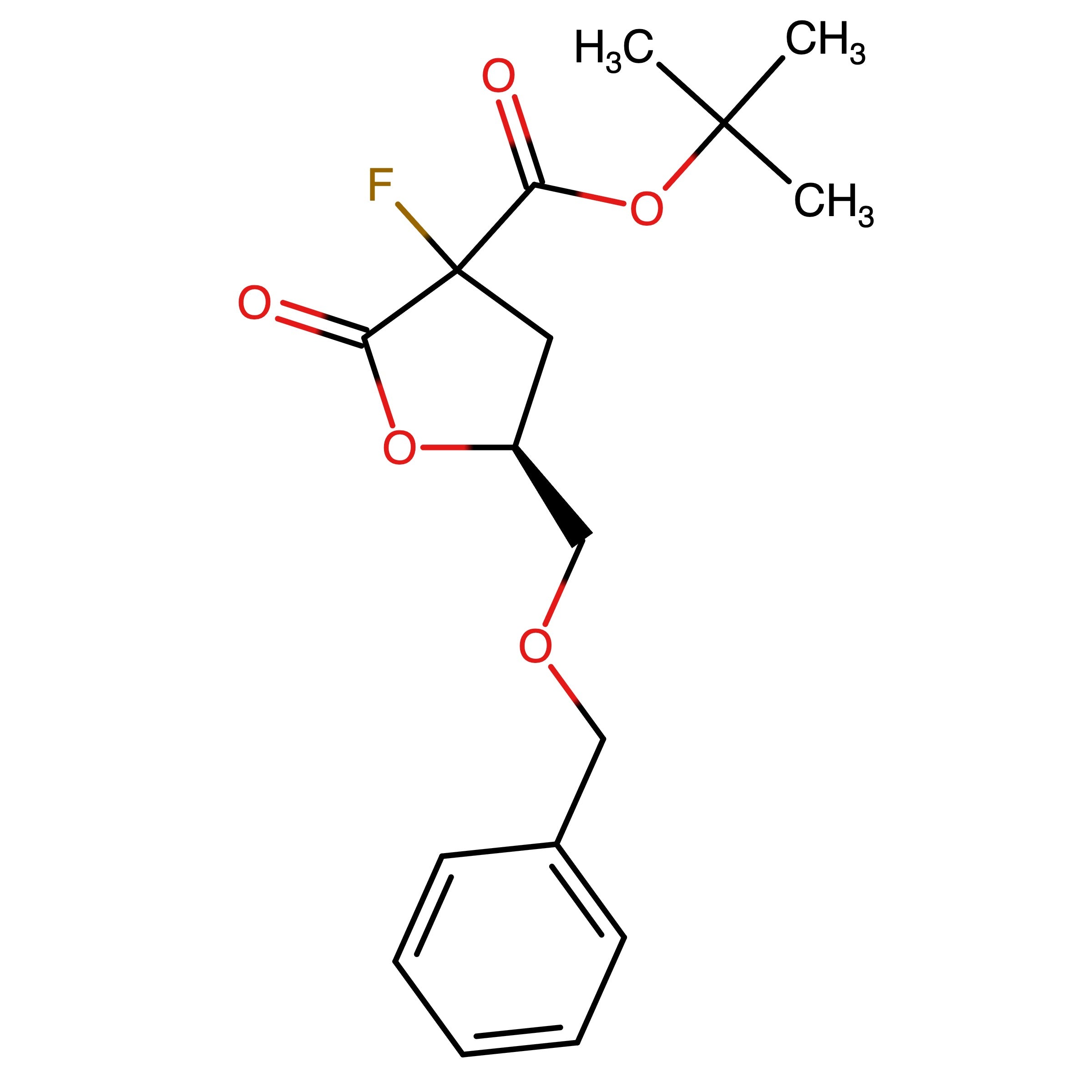 CAS 2933218-00-7 | tert-Butyl (5S)-5-[(benzyloxy)methyl]-3-fluoro-2-oxotetrahydrofuran-3-carboxylate