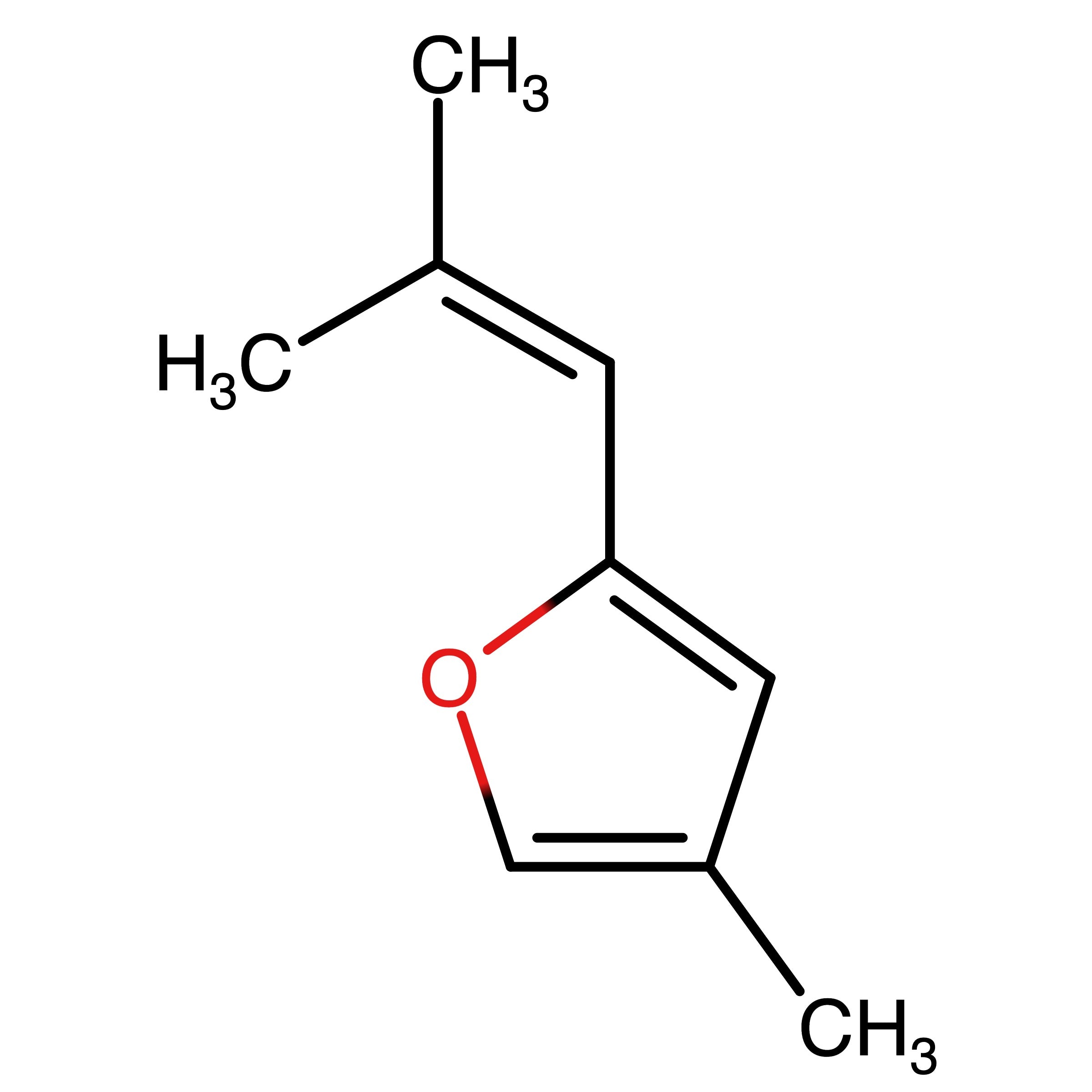 CAS 1331865-53-2 | 4-Methyl-2(2-methylprop-1-enyl)furan