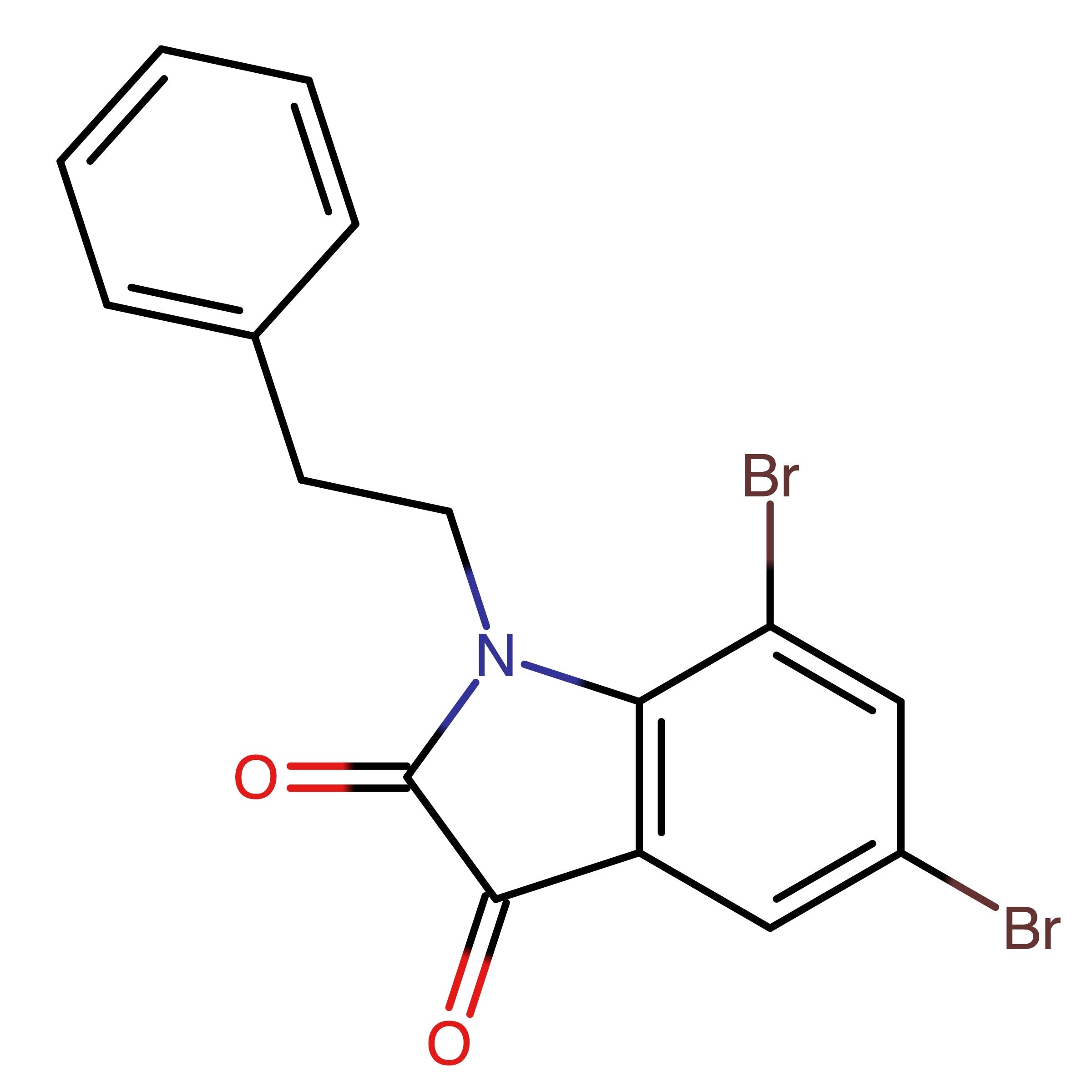 CAS 1020264-95-2 | 5,7-Dibromo-1-phenethyl-1H-indole-2,3-dione
