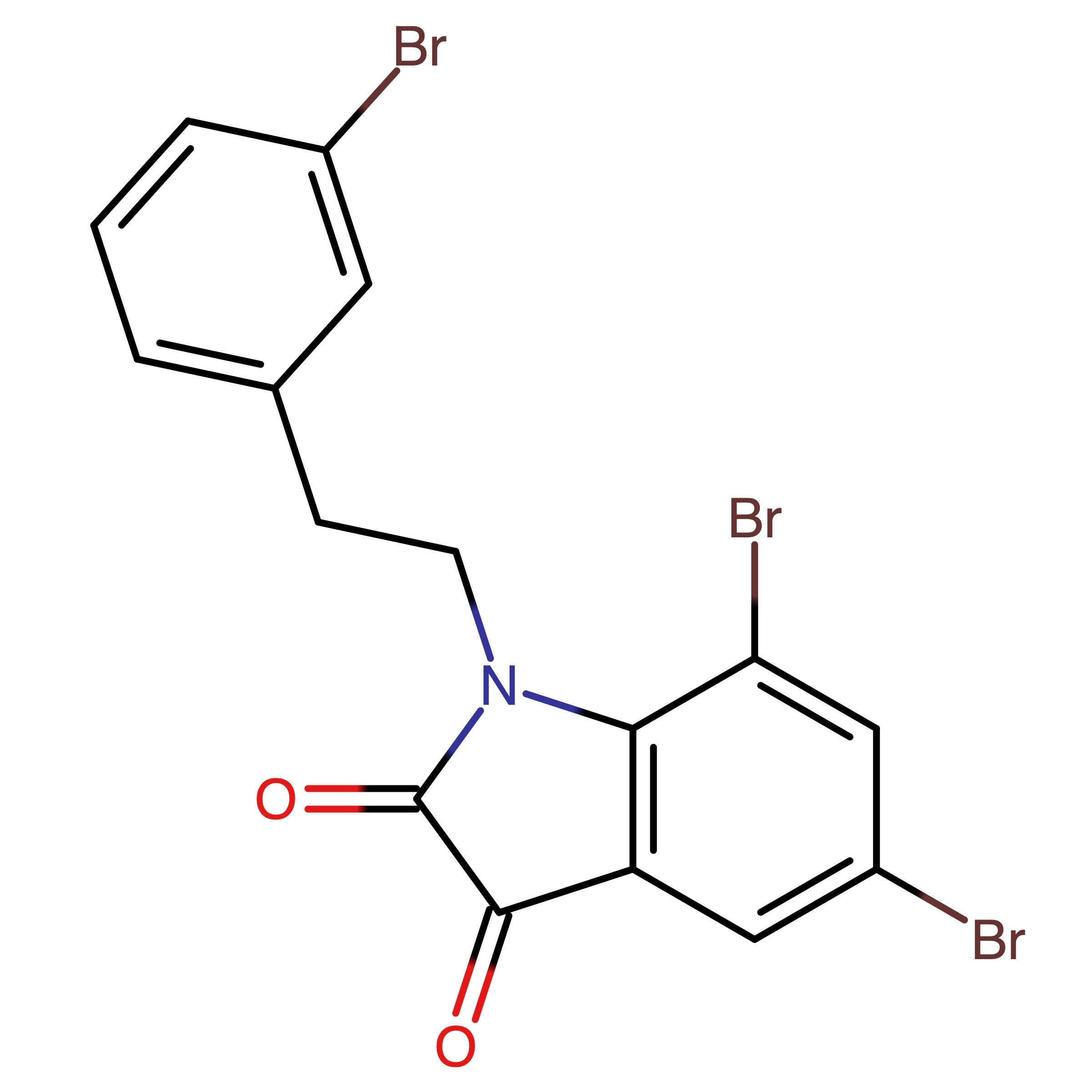 CAS 1020264-96-3 | 5,7-Dibromo-1-[2-(3-bromophenyl)ethyl]-1H-indole-2,3-dione