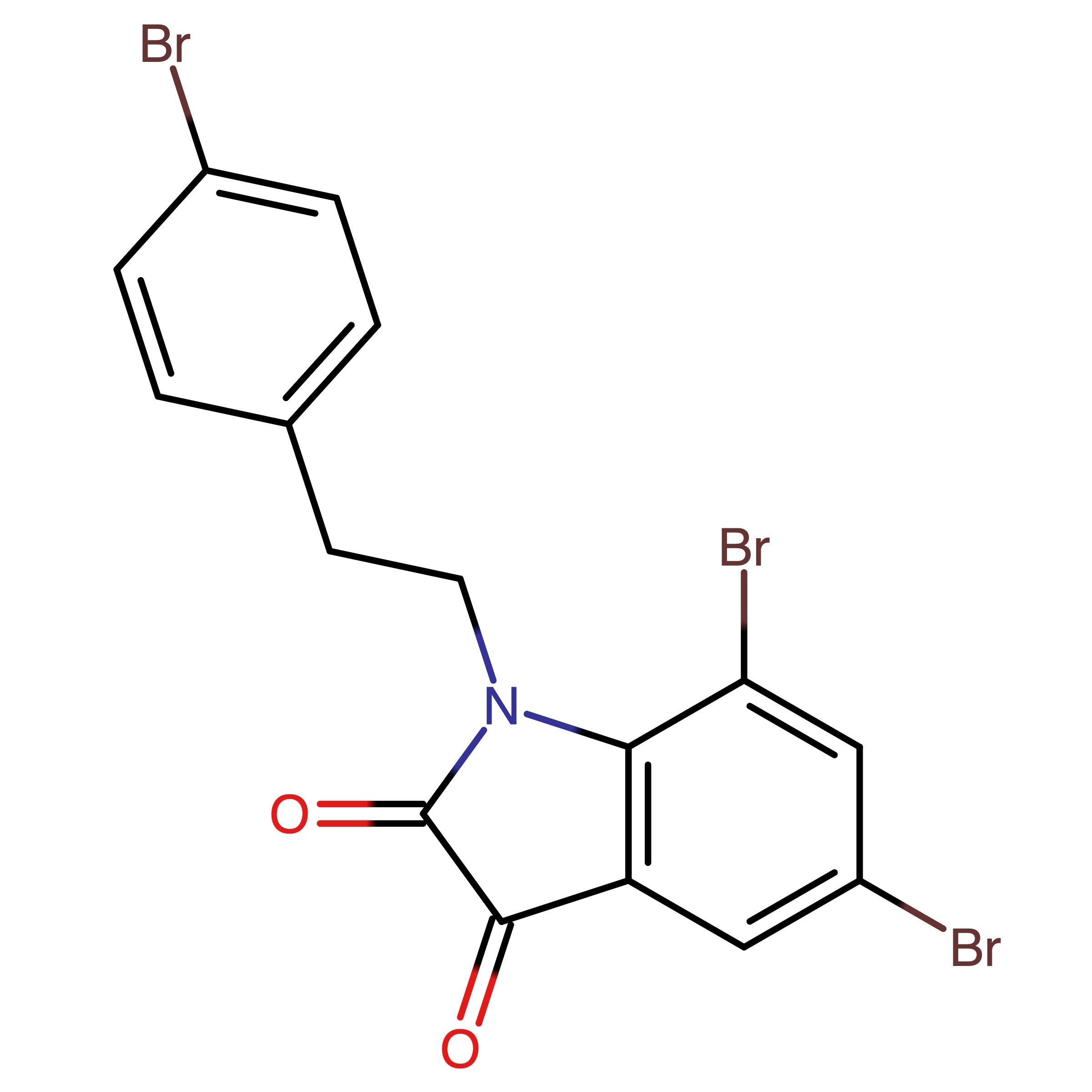 CAS 1020264-97-4 | 5,7-Dibromo-1-[2-(4-bromophenyl)ethyl]-1H-indole-2,3-dione