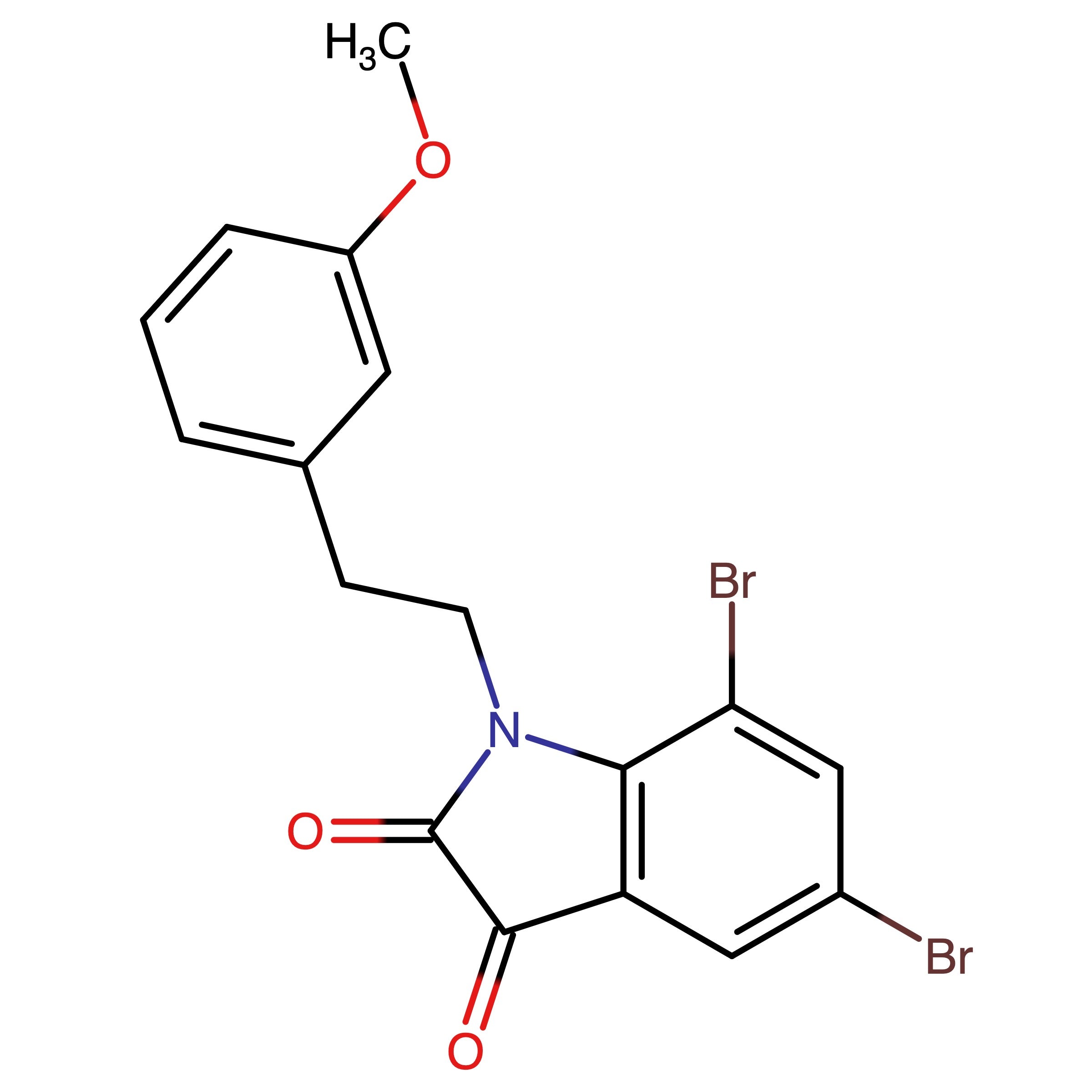 CAS 1020264-98-5 | 5,7-Dibromo-1-[2-(3-methoxyphenyl)ethyl]-1H-indole-2,3-dione
