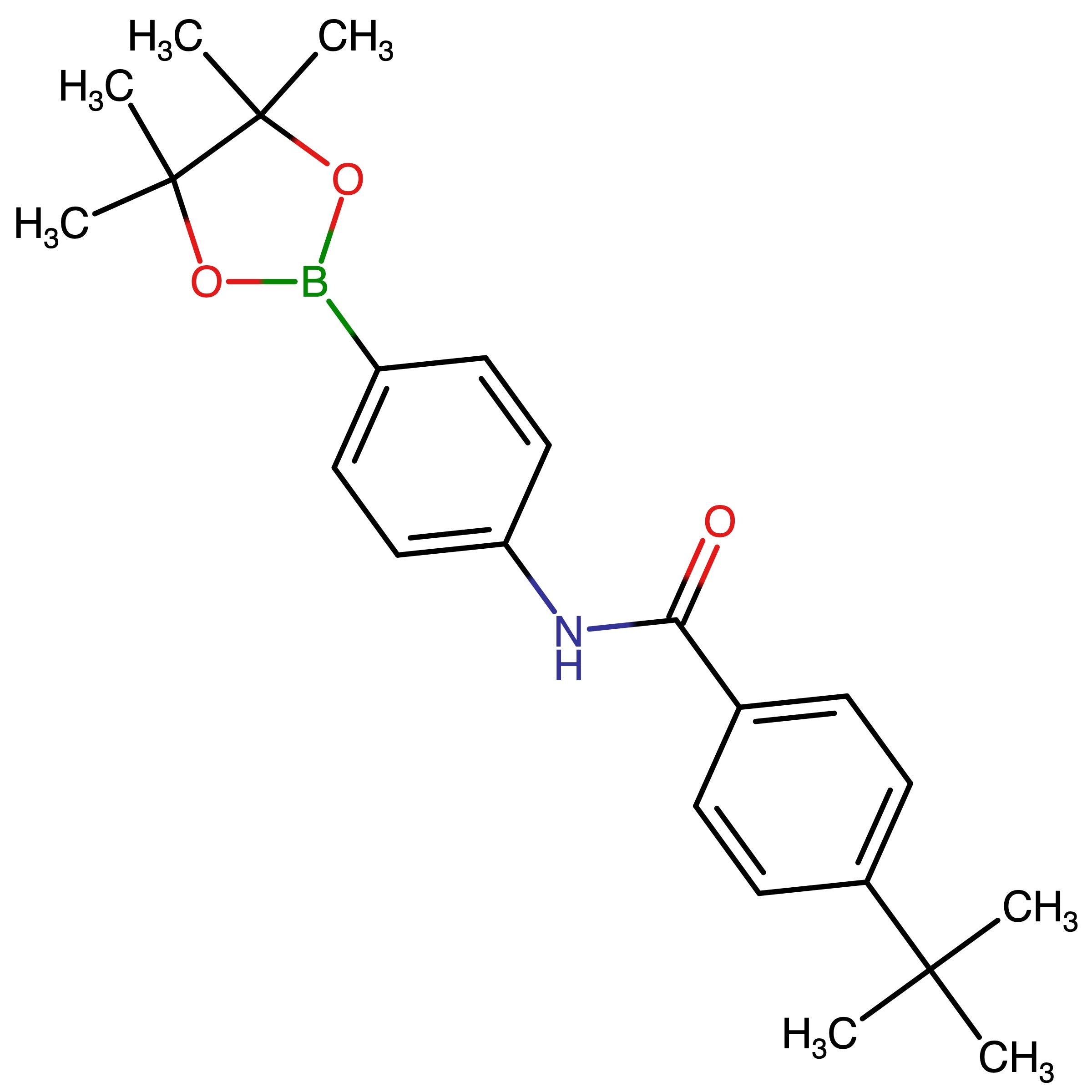 CAS 1872388-26-5 | 4-(tert-Butyl)-N-(4-(4,4,5,5-tetramethyl-1,3,2-dioxaborolan-2-yl)phenyl)benzamide | MFCD31916484