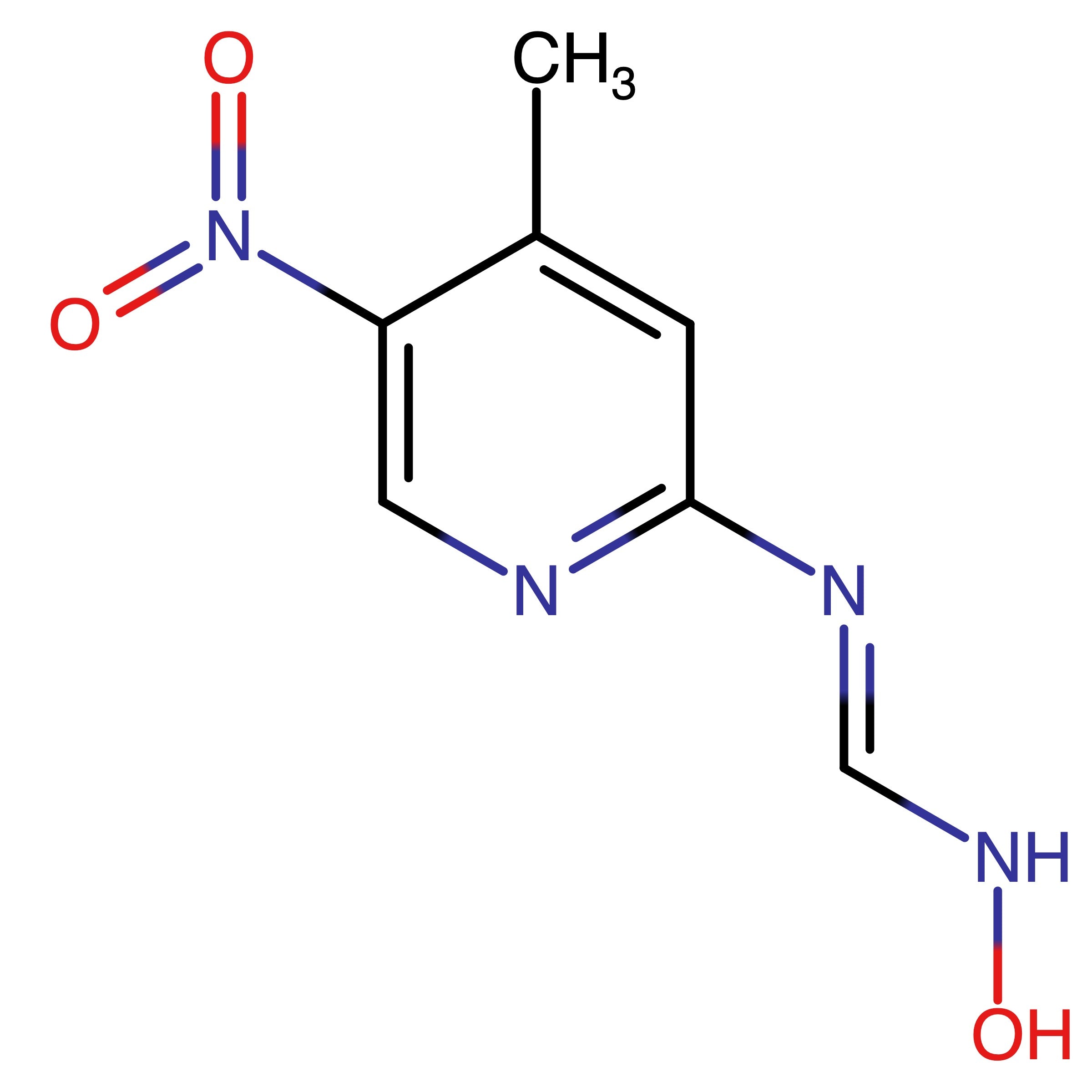 CAS 2230820-23-0 | (E)-N-Hydroxy-N'-(4-methyl-5-nitropyridin-2-yl)formimidamide