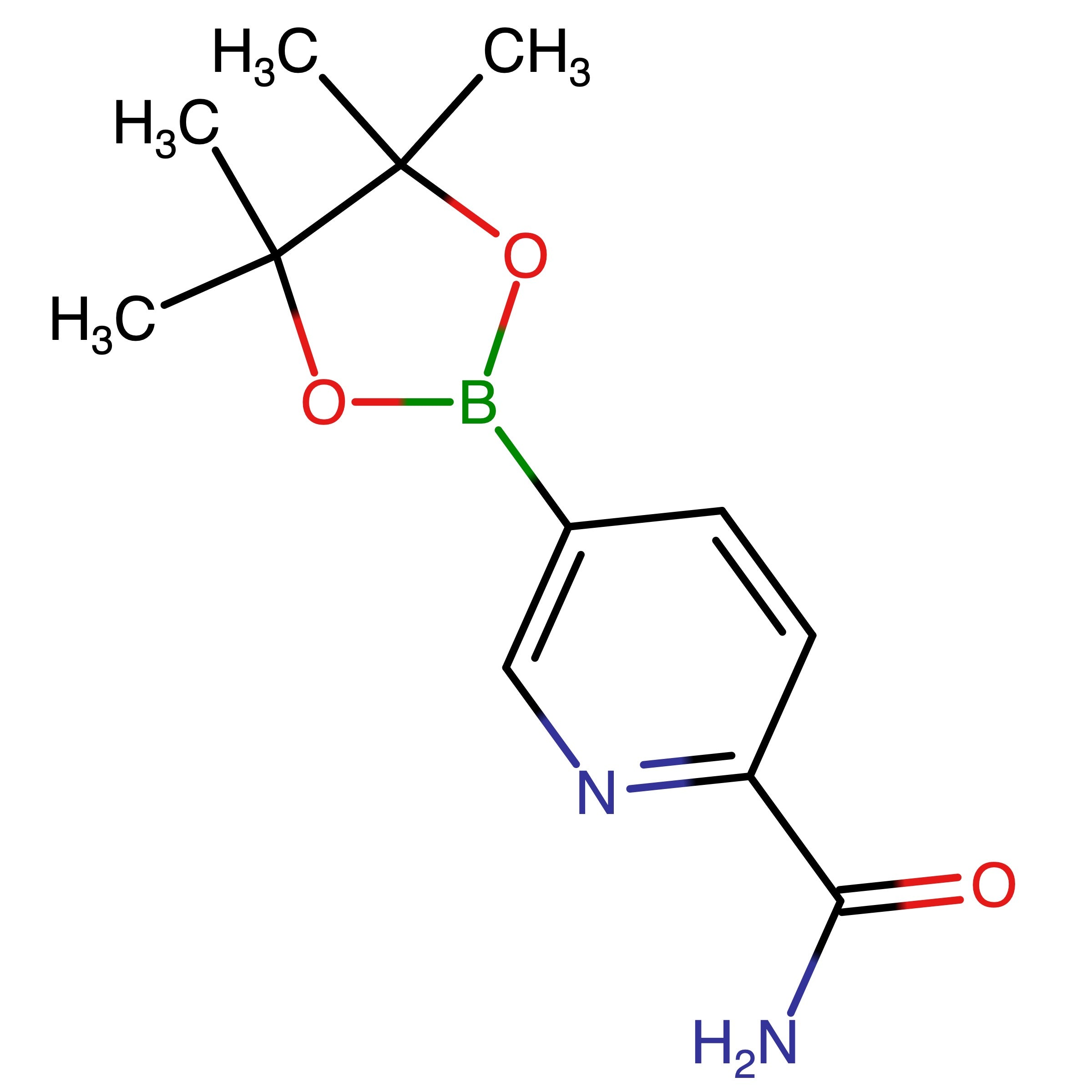 CAS 1257553-74-4 | 5-(4,4,5,5-Tetramethyl-1,3,2-dioxaborolan-2-yl)-2-pyridinecarboxamide | MFCD11878212