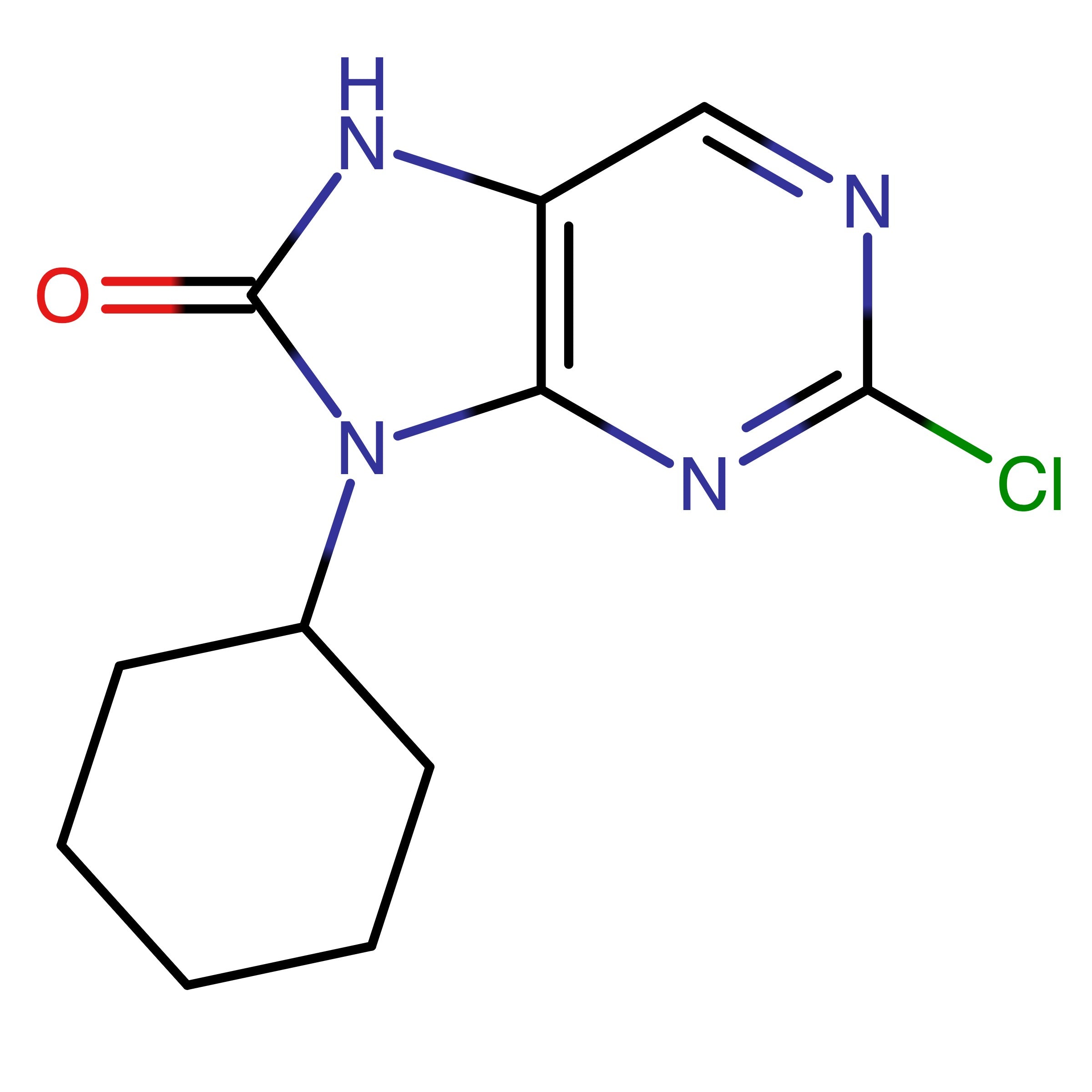 CAS 1352623-69-8 | 2-Chloro-9-cyclohexyl-7,9-dihydro-8H-purin-8-one