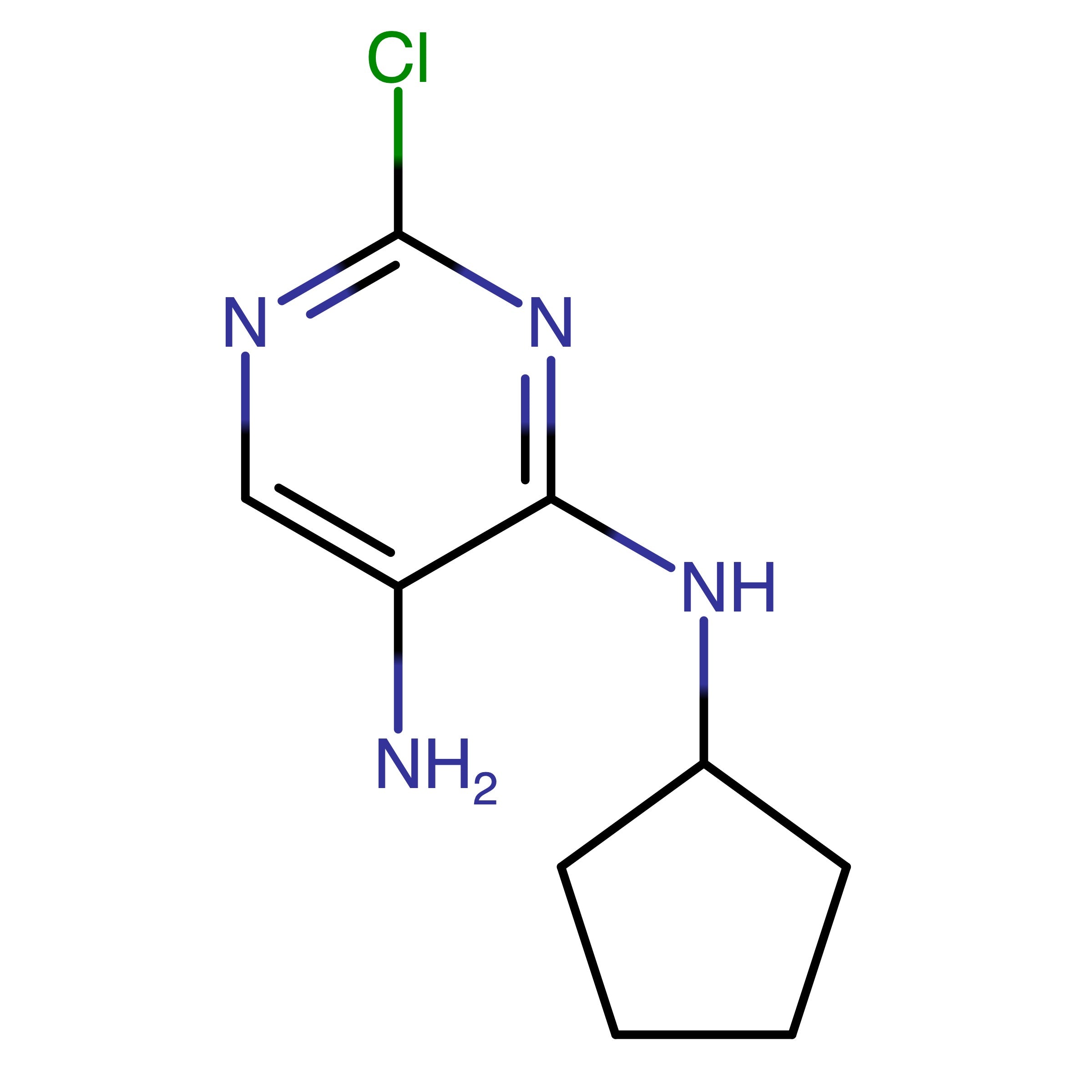 CAS 893728-35-3 | 2-Chloro-N4-cyclopentylpyrimidine-4,5-diamine | MFCD07440165