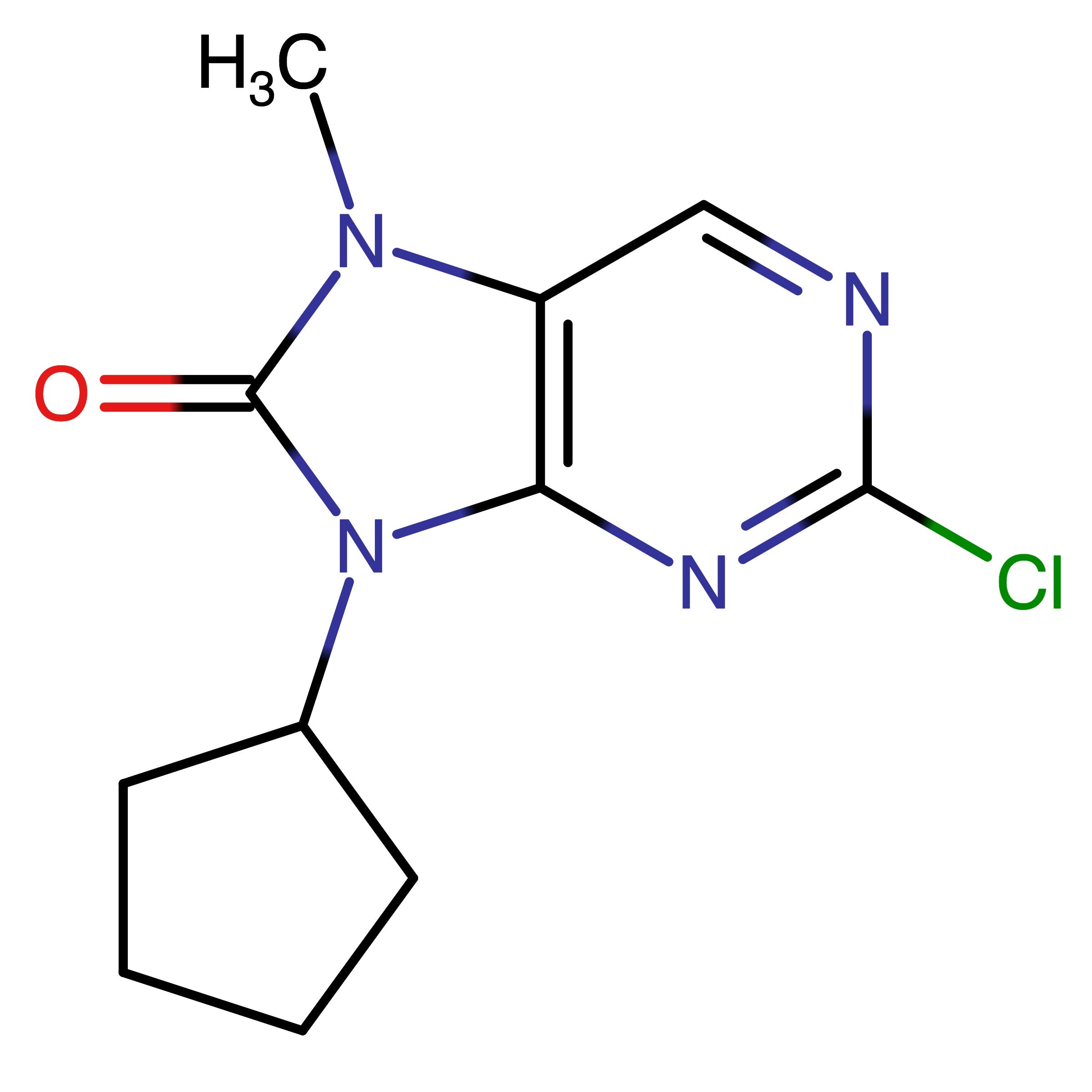 CAS 1124329-94-7 | 2-Chloro-9-cyclopentyl-7-methyl-7H-purin-8(9H)-one