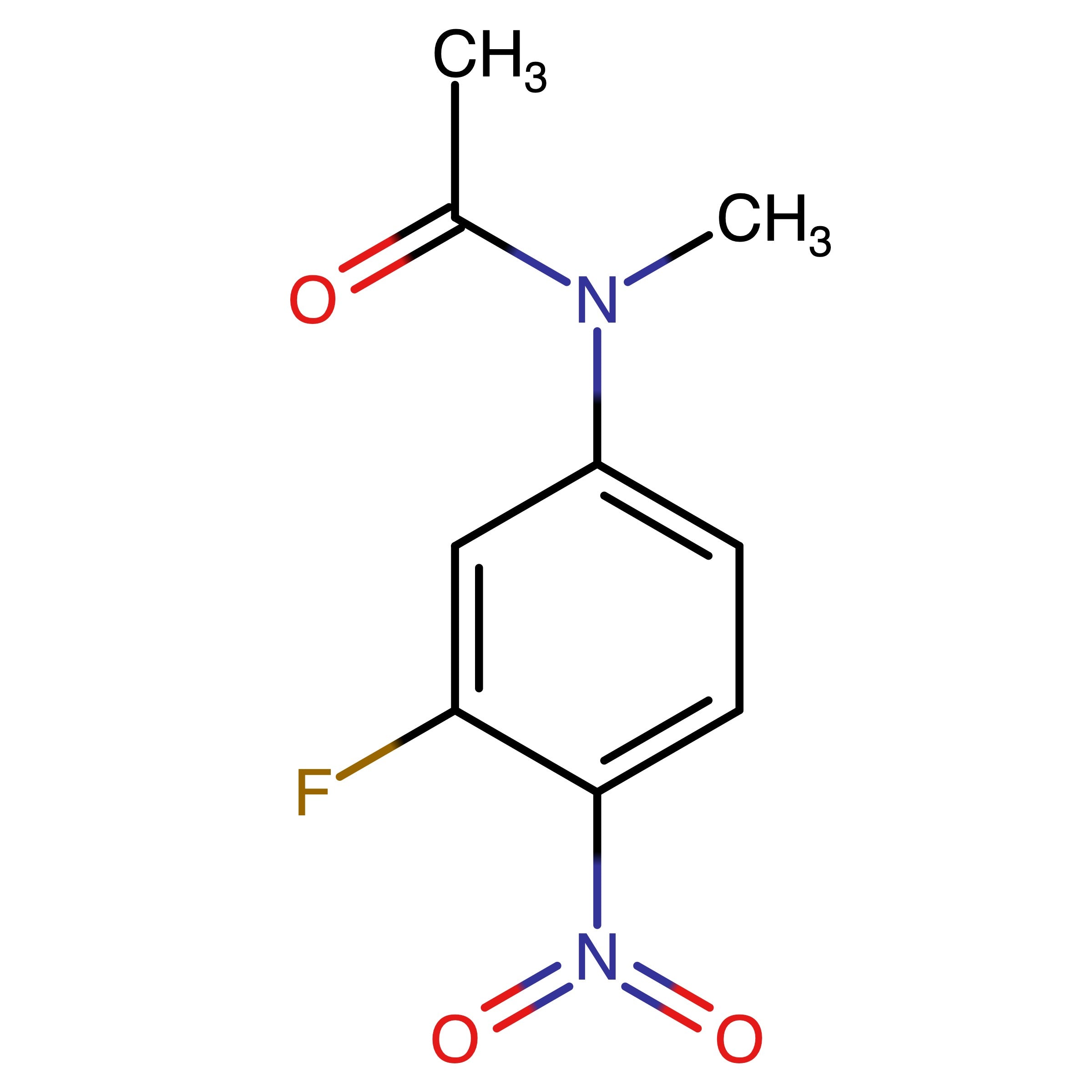 CAS 2655557-85-8 | N-(3-fluoro-4-nitrophenyl)-N-methylacetamide | MFCD34594117