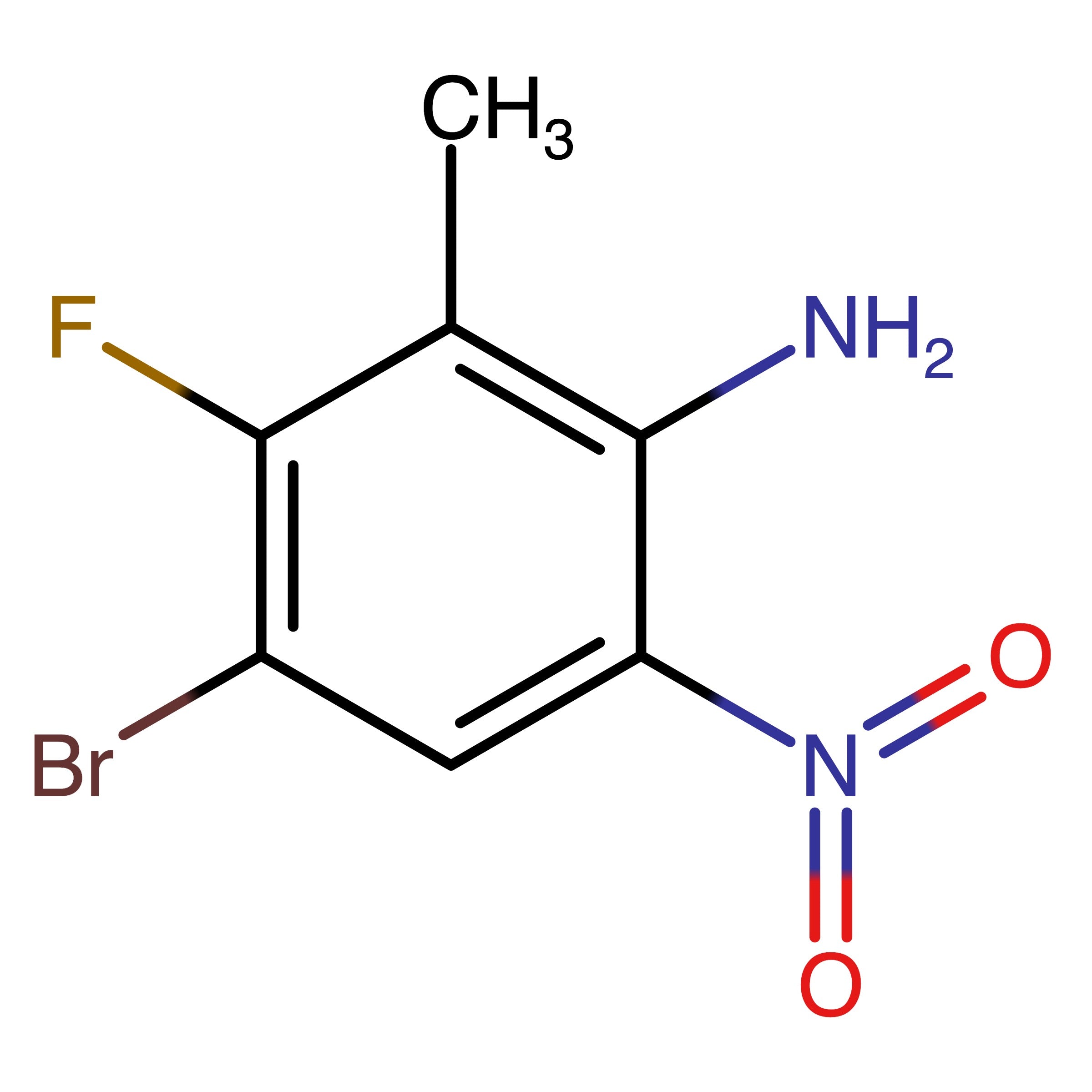 CAS 952183-01-6 | 4-Bromo-3-fluoro-2-methyl-6-nitroaniline | MFCD09152766