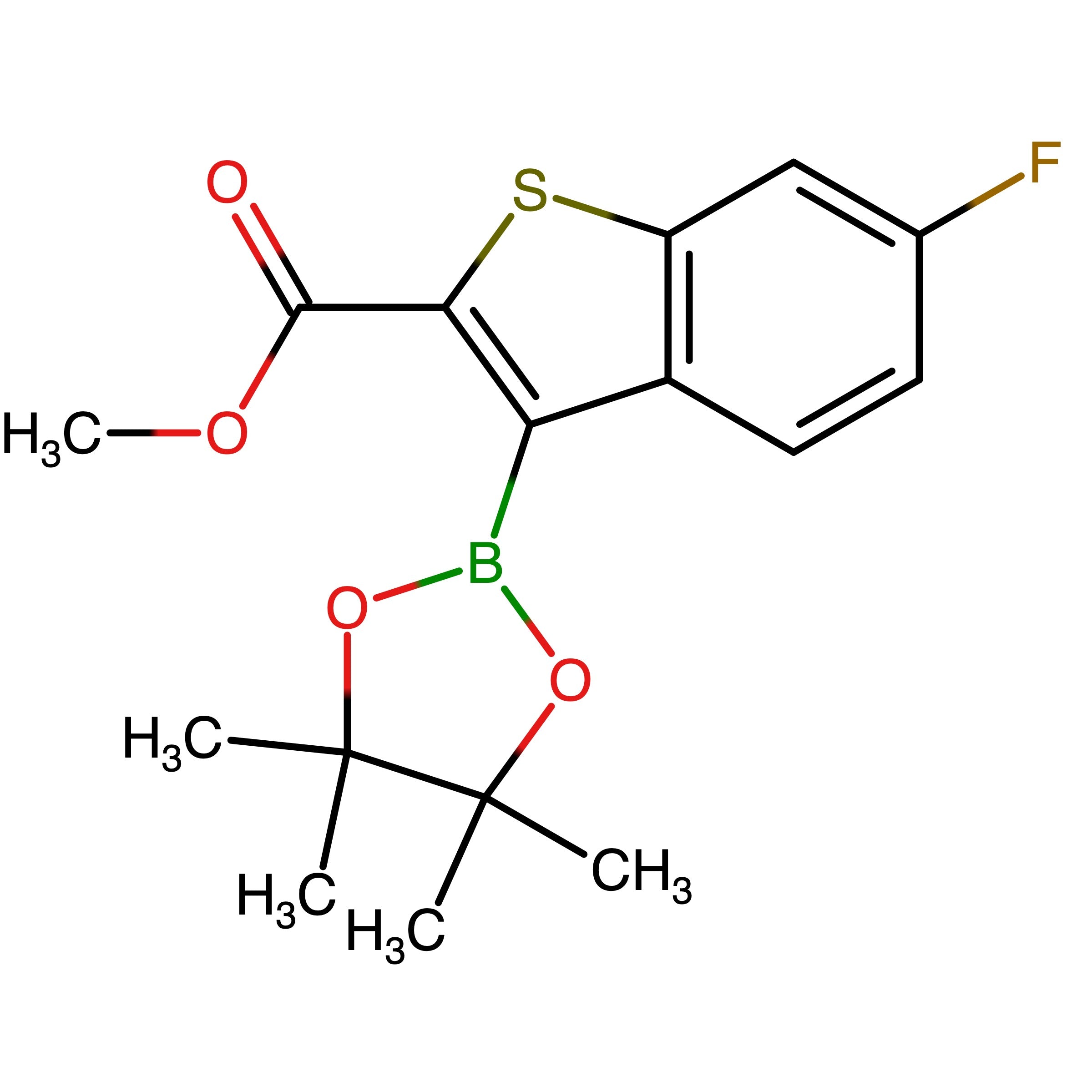 CAS 2936626-94-5 | Methyl 6-fluoro-3-(4,4,5,5-tetramethyl-1,3,2-dioxaborolan-2-yl)benzo[b]thiophene-2-carboxylate