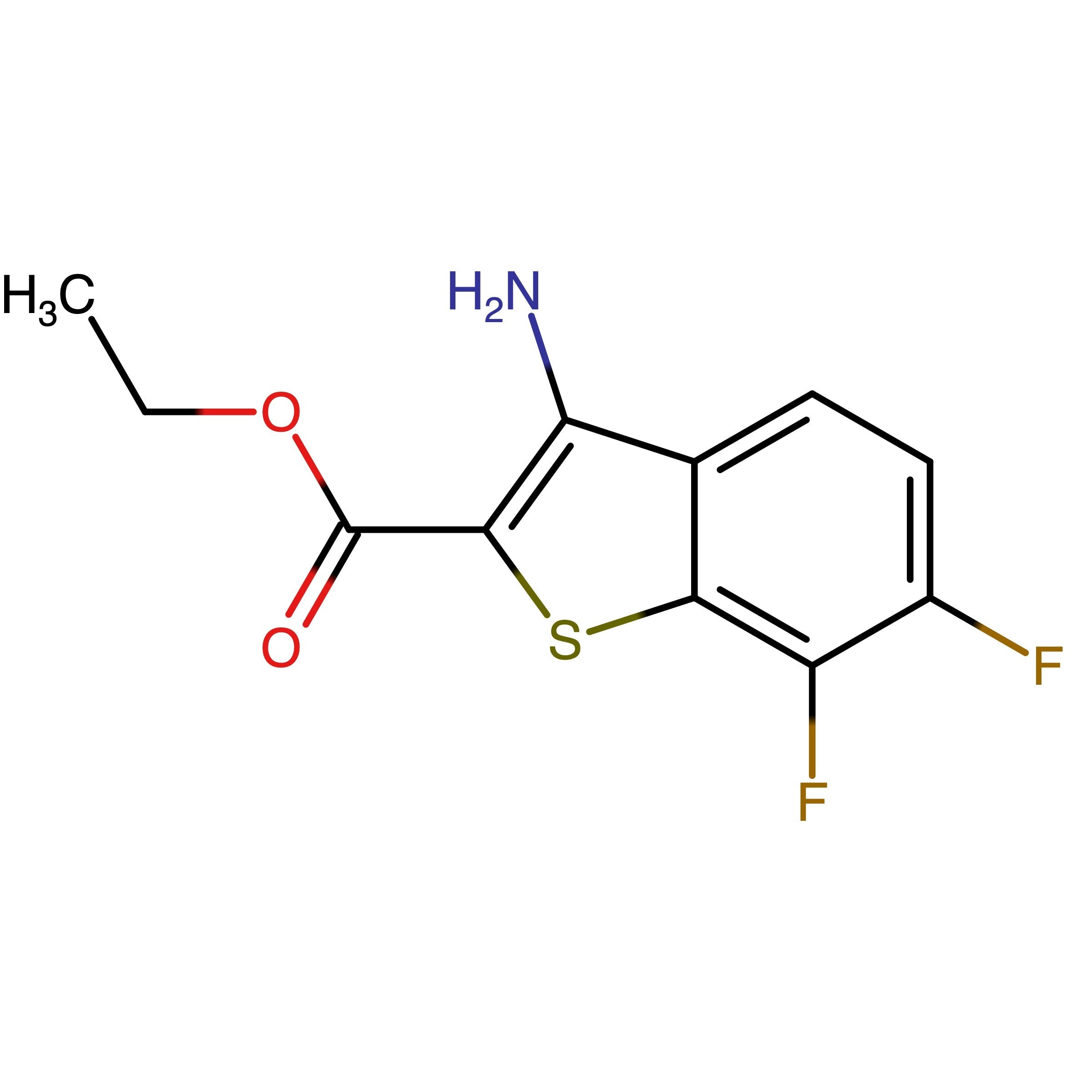 CAS 1771923-03-5 | Ethyl 3-amino-6,7-difluorobenzo[b]thiophene-2-carboxylate