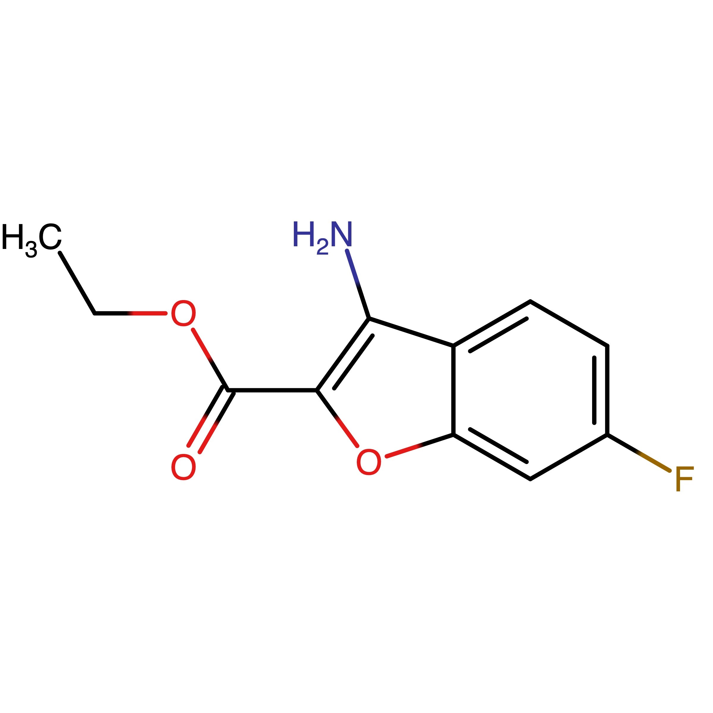 CAS 1822843-69-5 | Ethyl 3-amino-6-fluoro-1-benzofuran-2-carboxylate | MFCD27922534