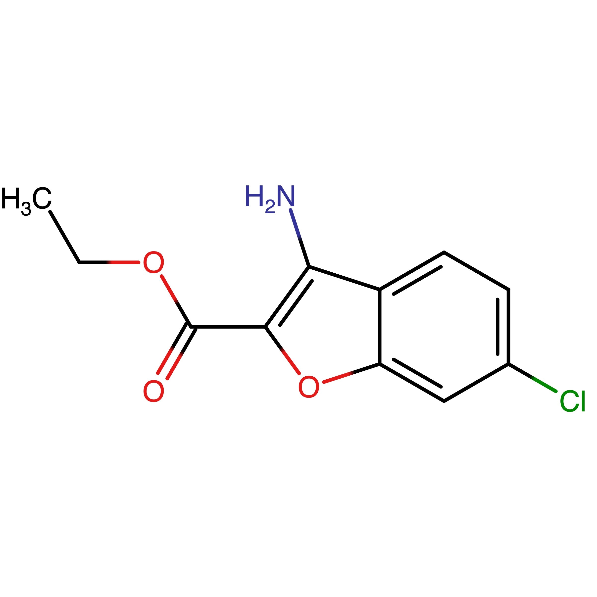 CAS 1228148-47-7 | Ethyl 3-amino-6-chloro-1-benzofuran-2-carboxylate | MFCD23133930