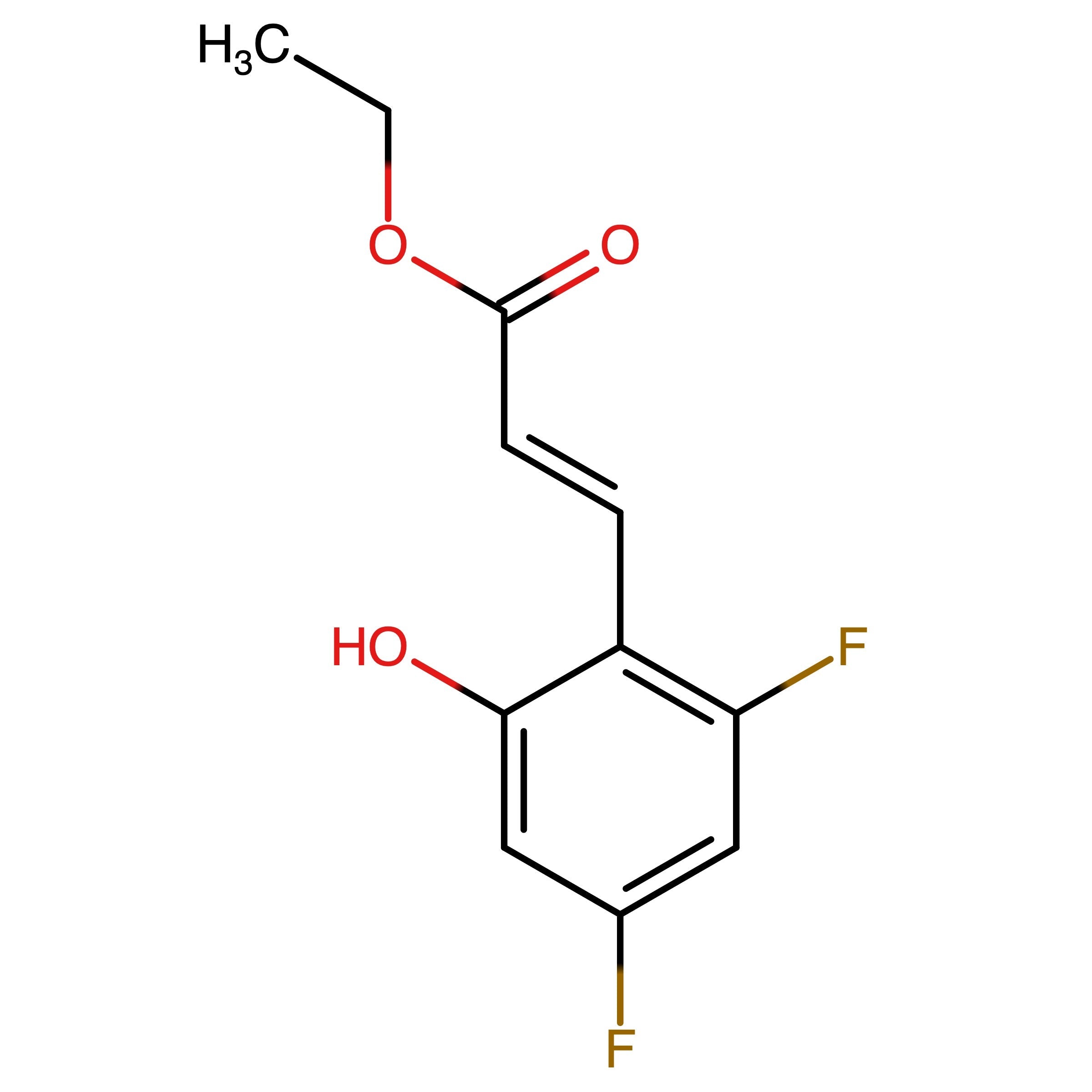 CAS 2936627-03-9 | Ethyl (2E)-3-(2,4-difluoro-6-hydroxyphenyl)prop-2-enoate