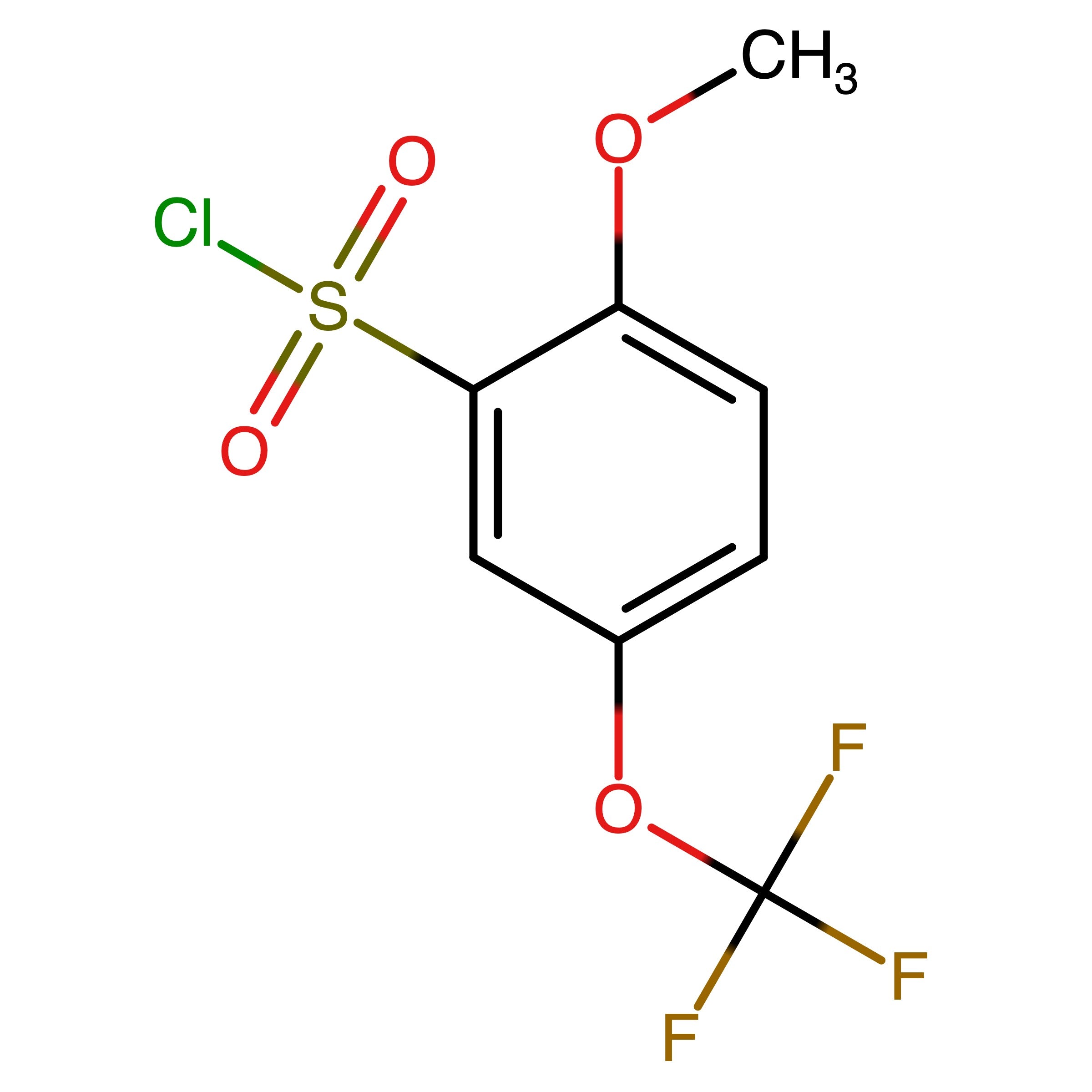 CAS 1010422-55-5 | 2-Methoxy-5-(trifluoromethoxy)benzenesulfonyl chloride | MFCD13176696